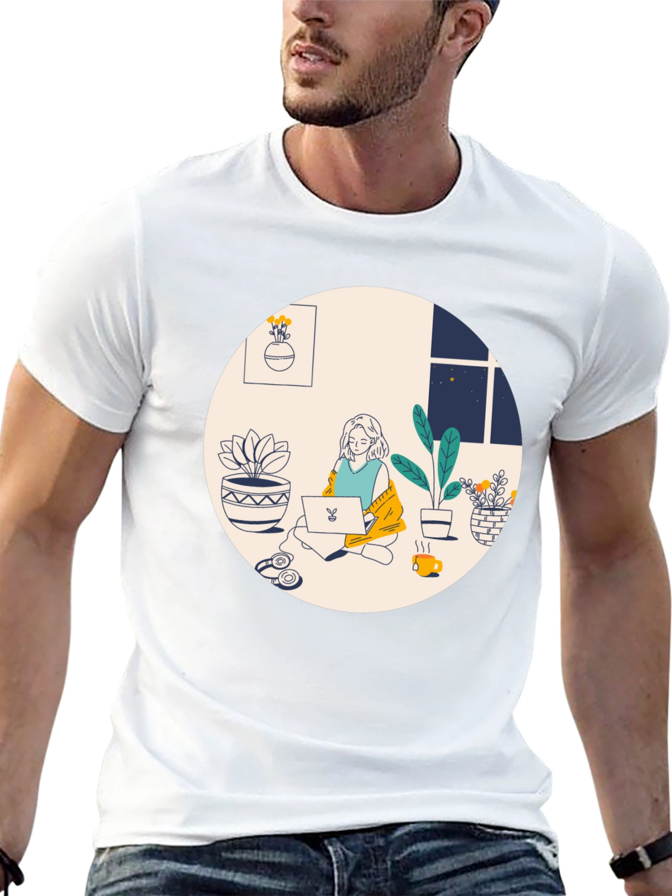 Work from Home Graphic T-Shirt