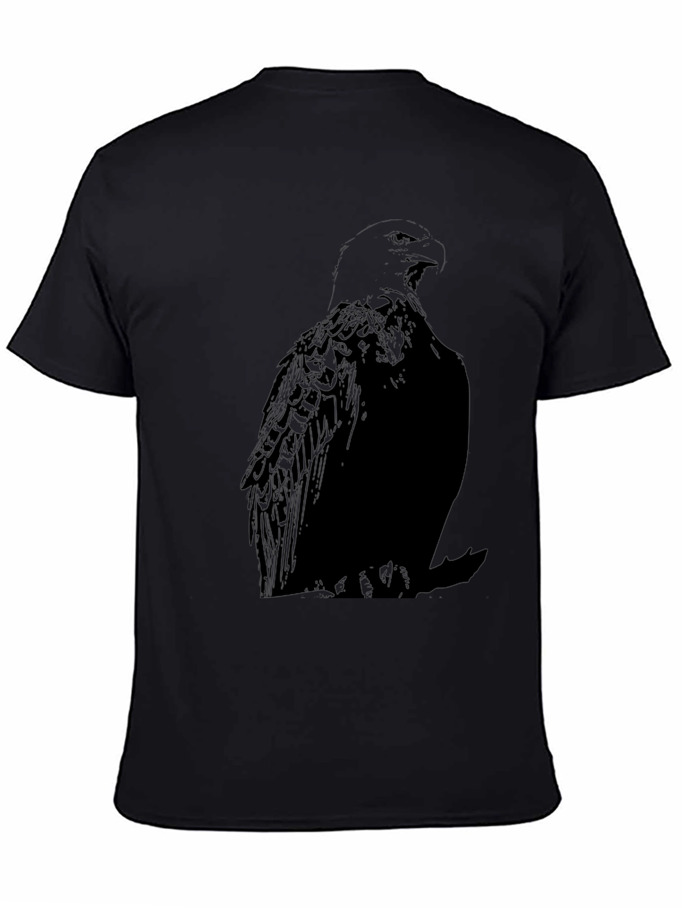 Eagle Graphic Black T-Shirt
