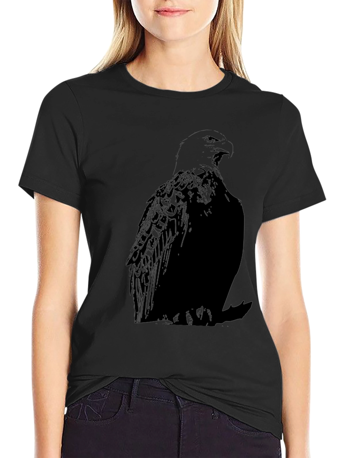 Eagle Graphic Black T-Shirt