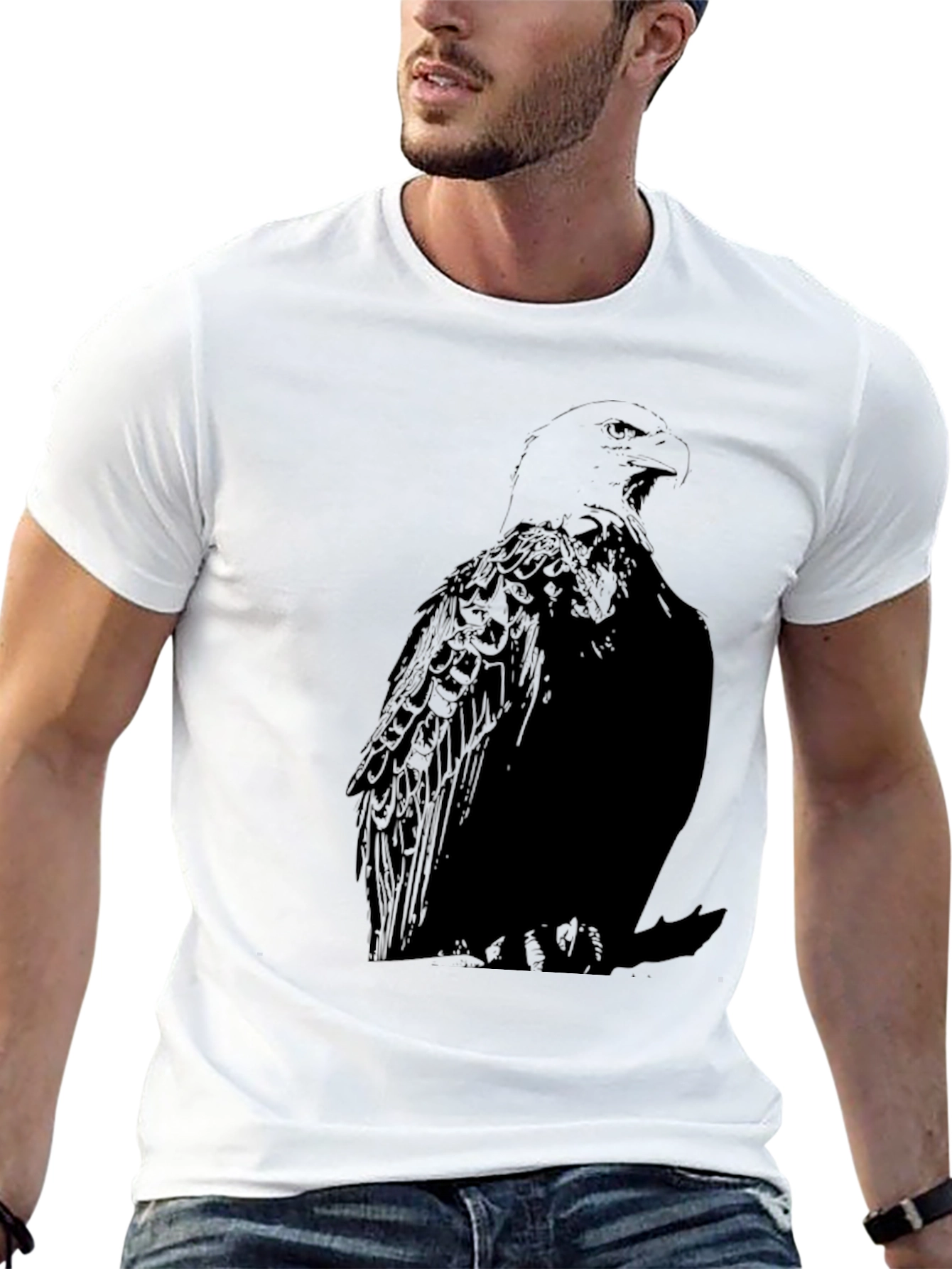 Eagle Graphic Black T-Shirt