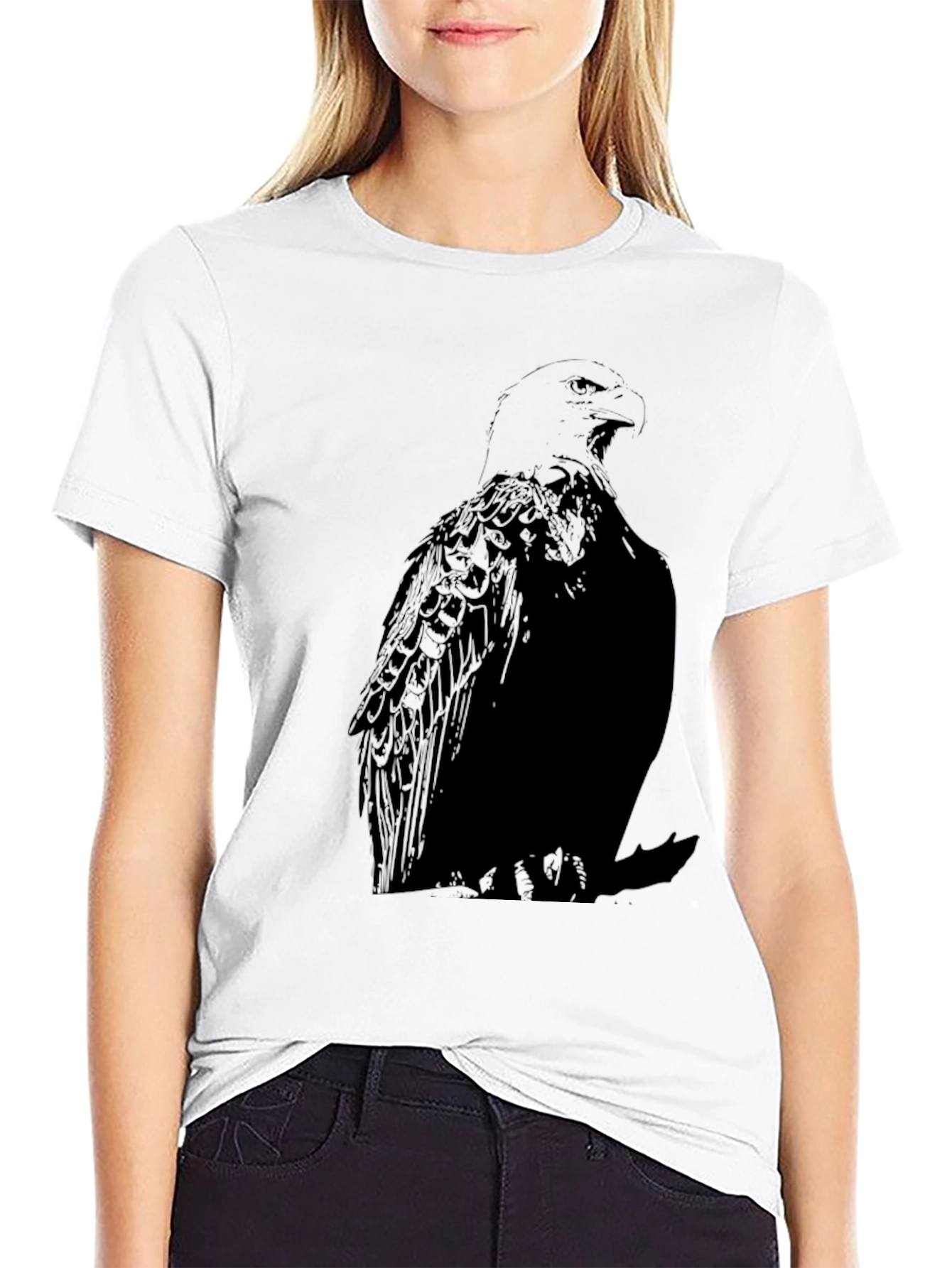 Eagle Graphic Black T-Shirt