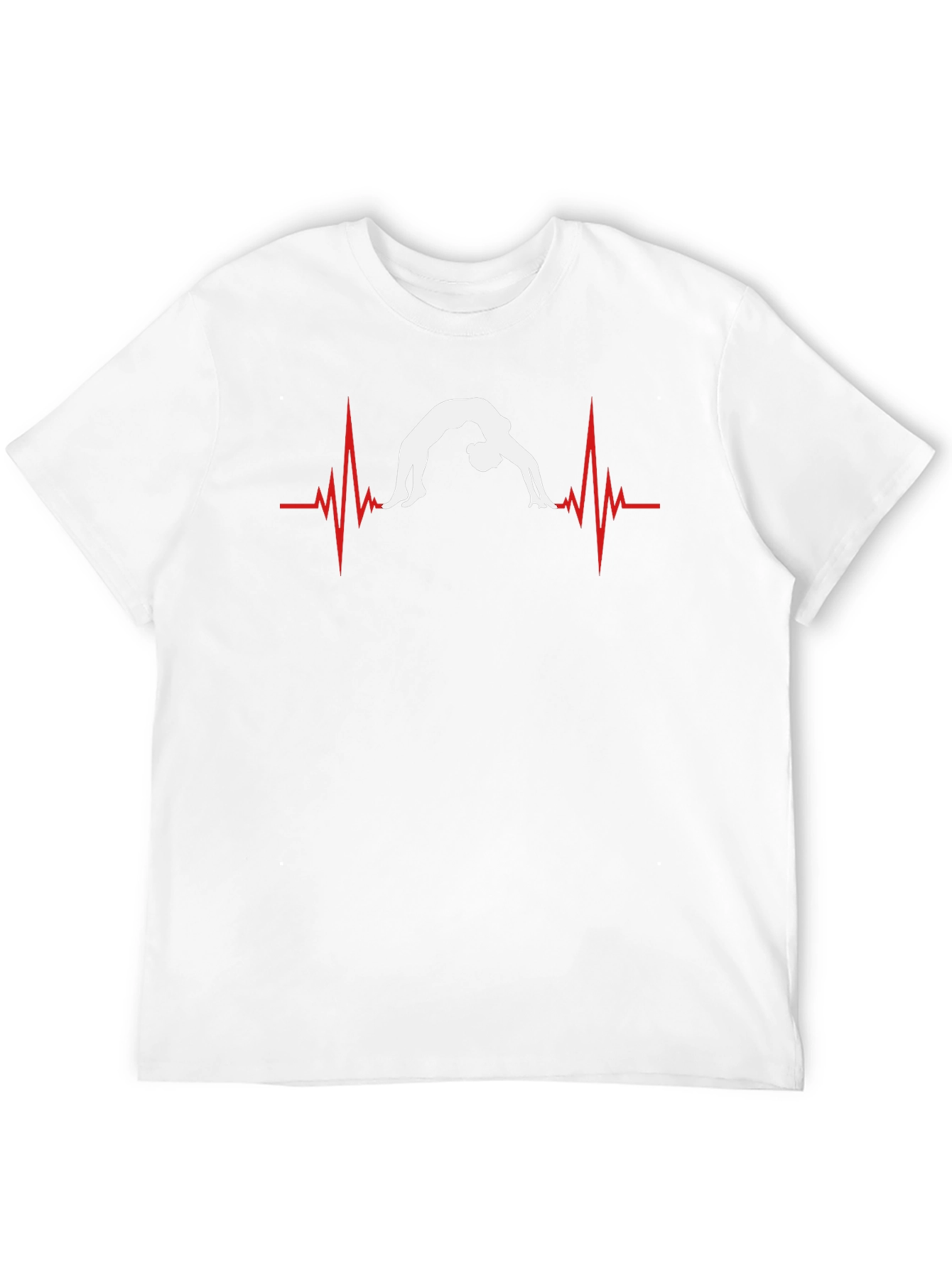 Gymnastics Heartbeat T-Shirt - Black