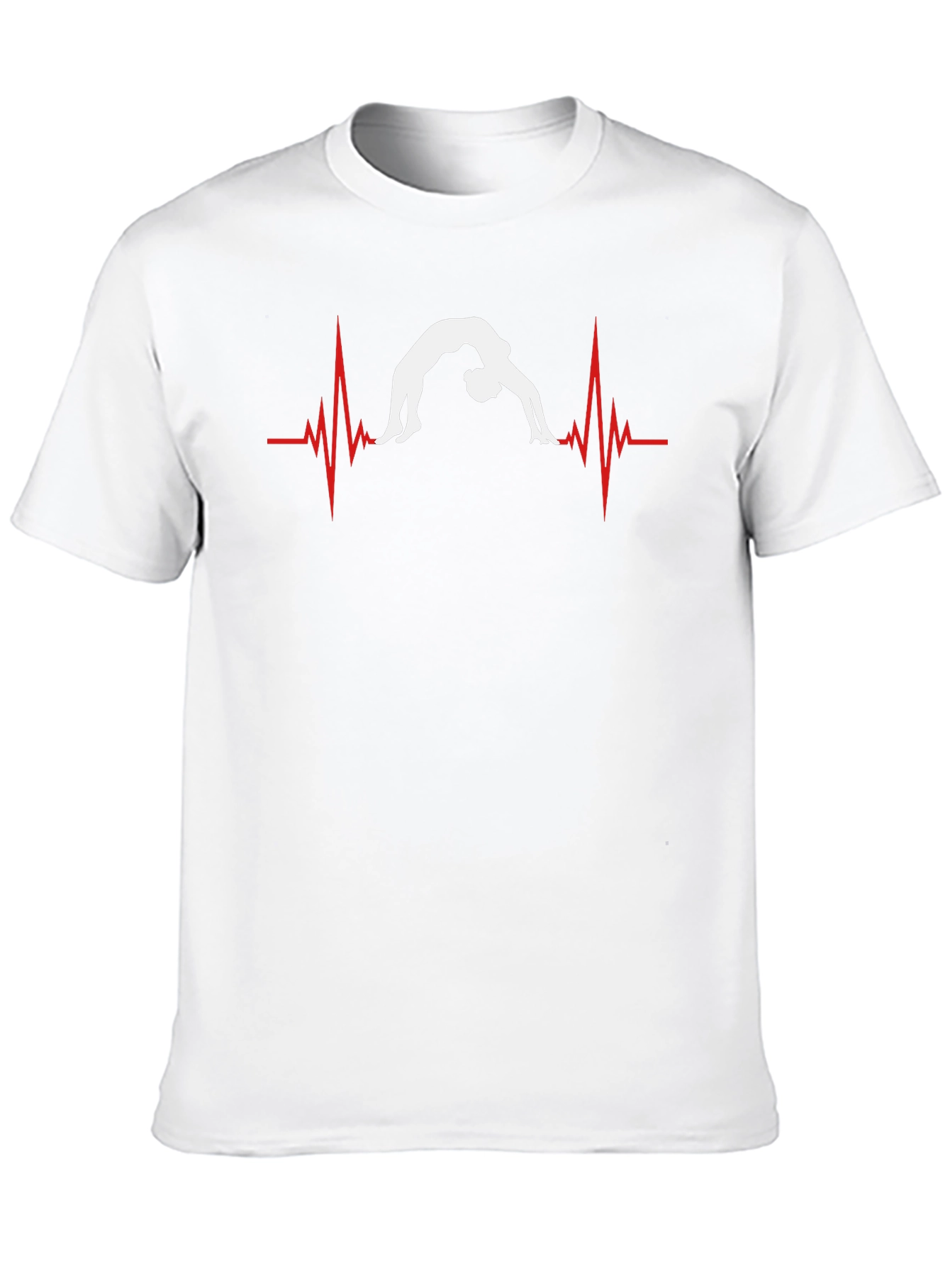 Gymnastics Heartbeat T-Shirt - Black