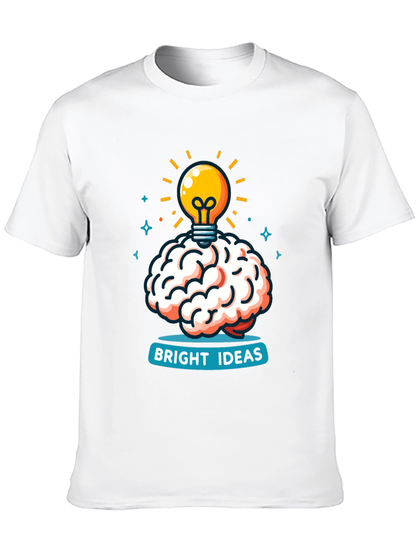 Bright Ideas Brain T-Shirt - Creative Thinking Tee