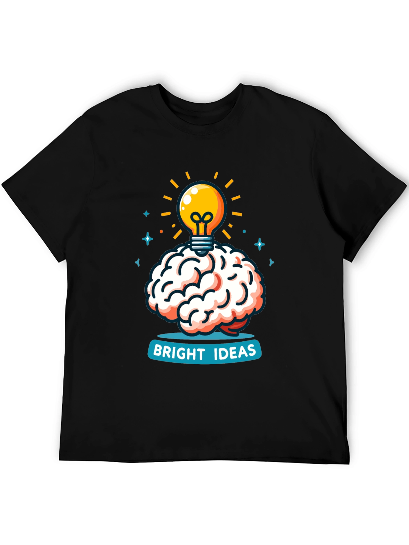 Bright Ideas Brain T-Shirt - Creative Thinking Tee