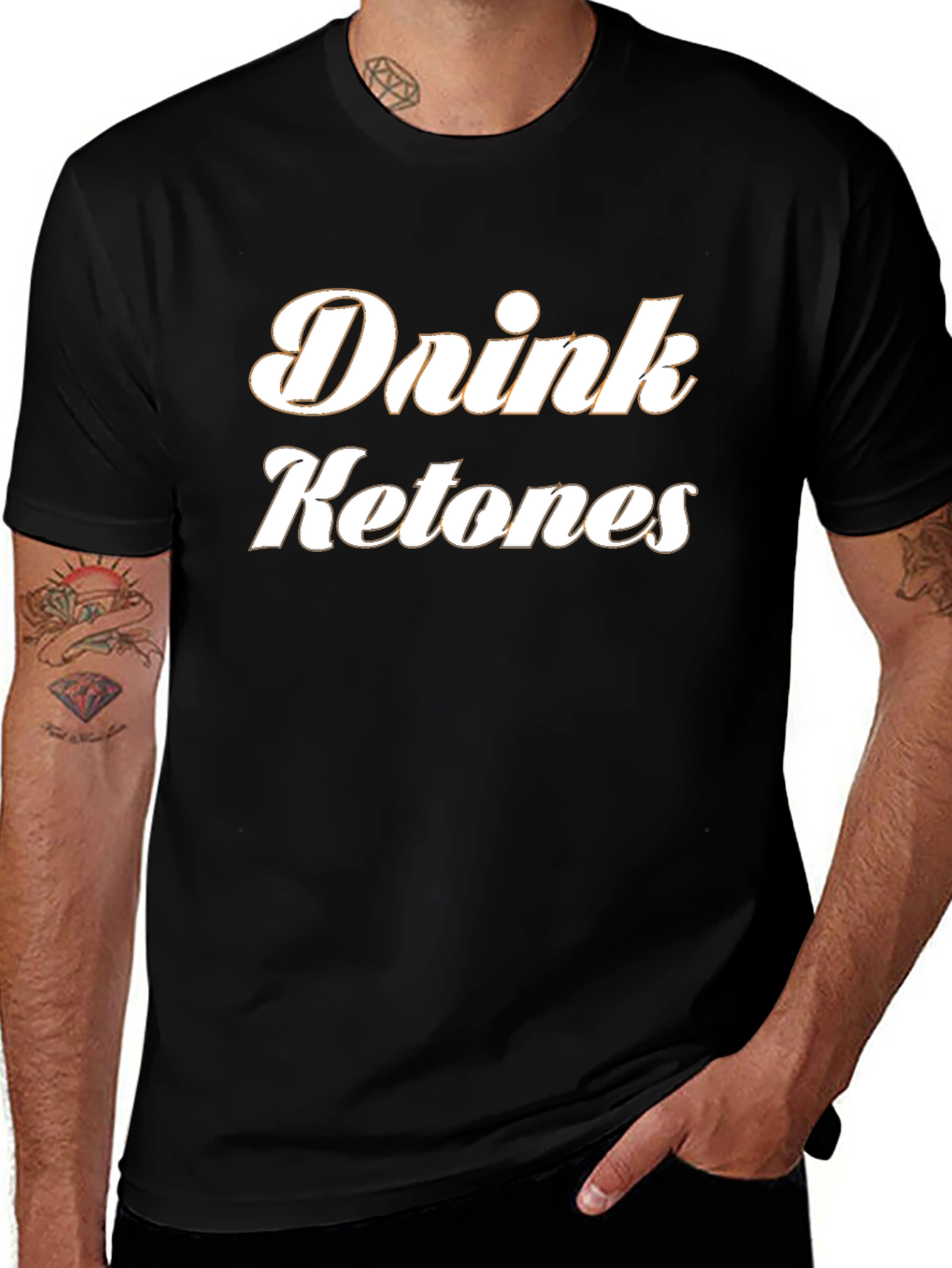 Drink Ketones Black T-Shirt