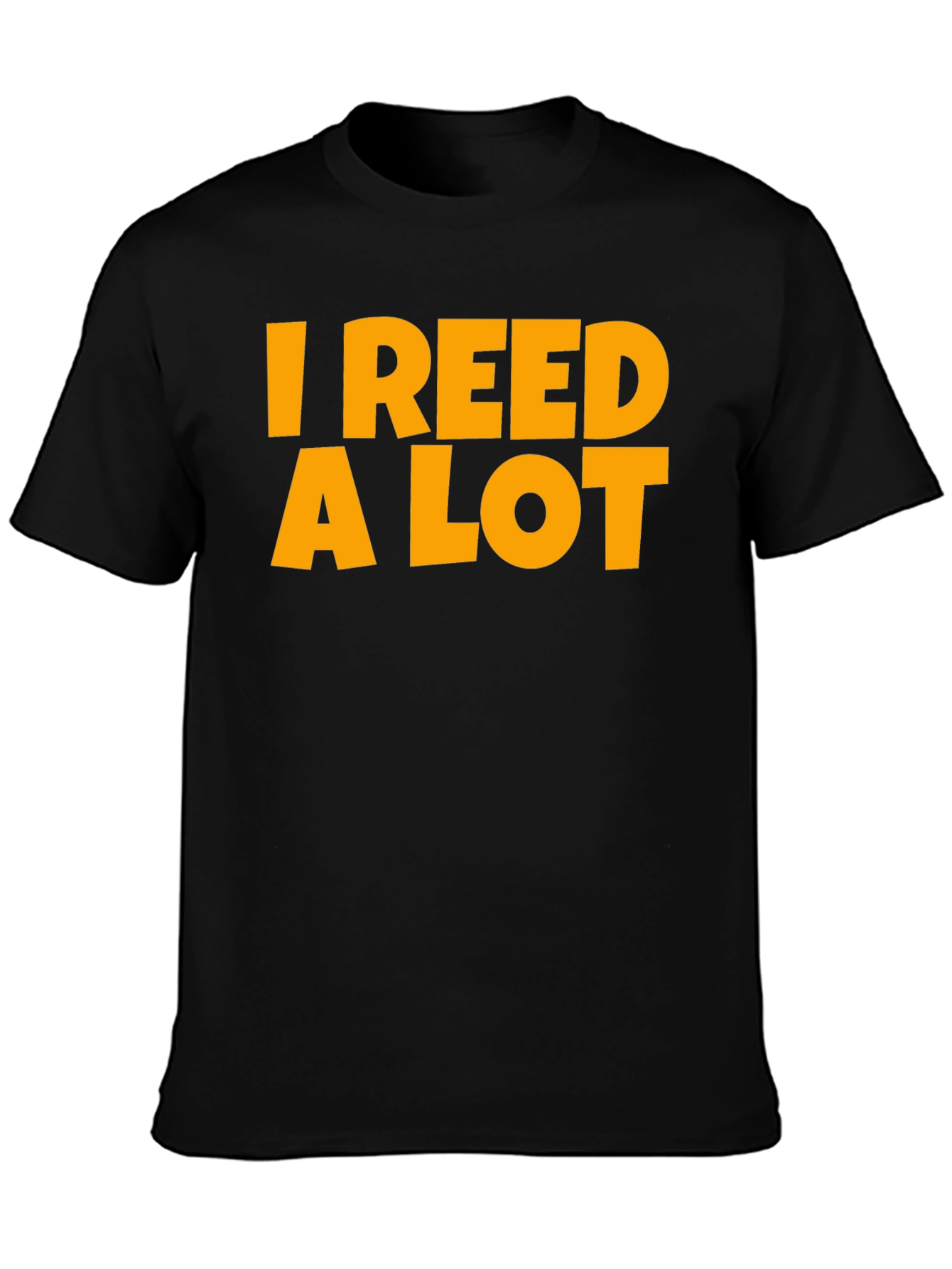 I Reed A Lot T-Shirt - Black Graphic Tee