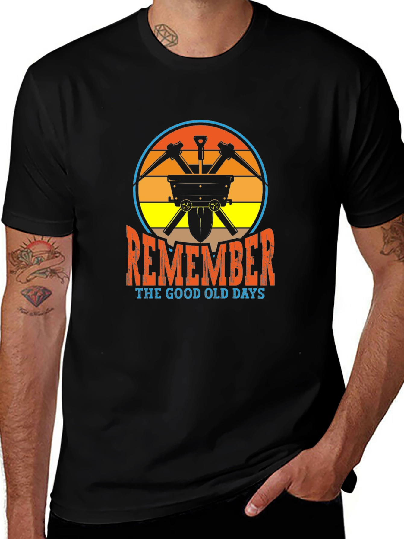 Remember The Good Old Days Mining T-Shirt