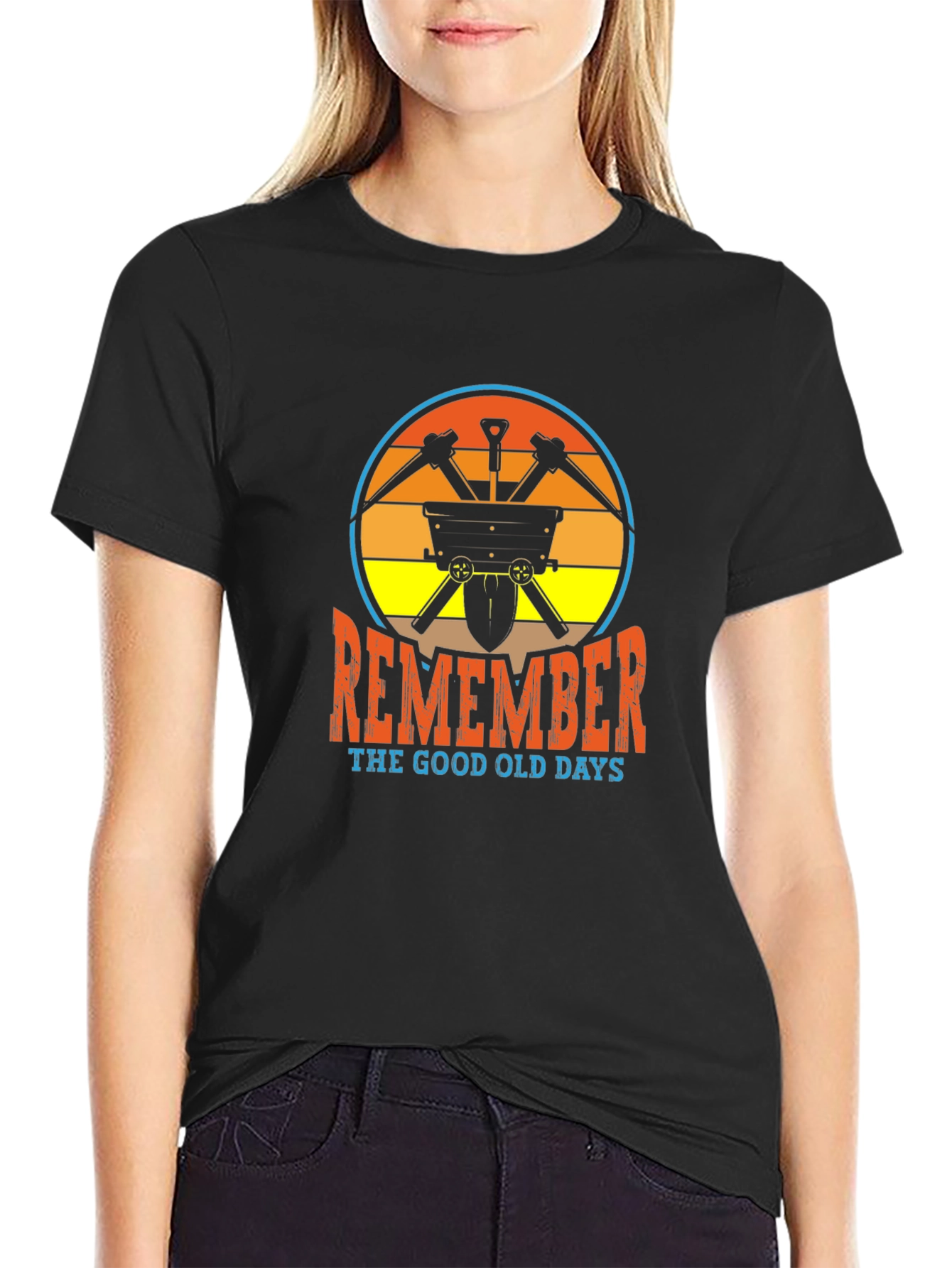 Remember The Good Old Days Mining T-Shirt