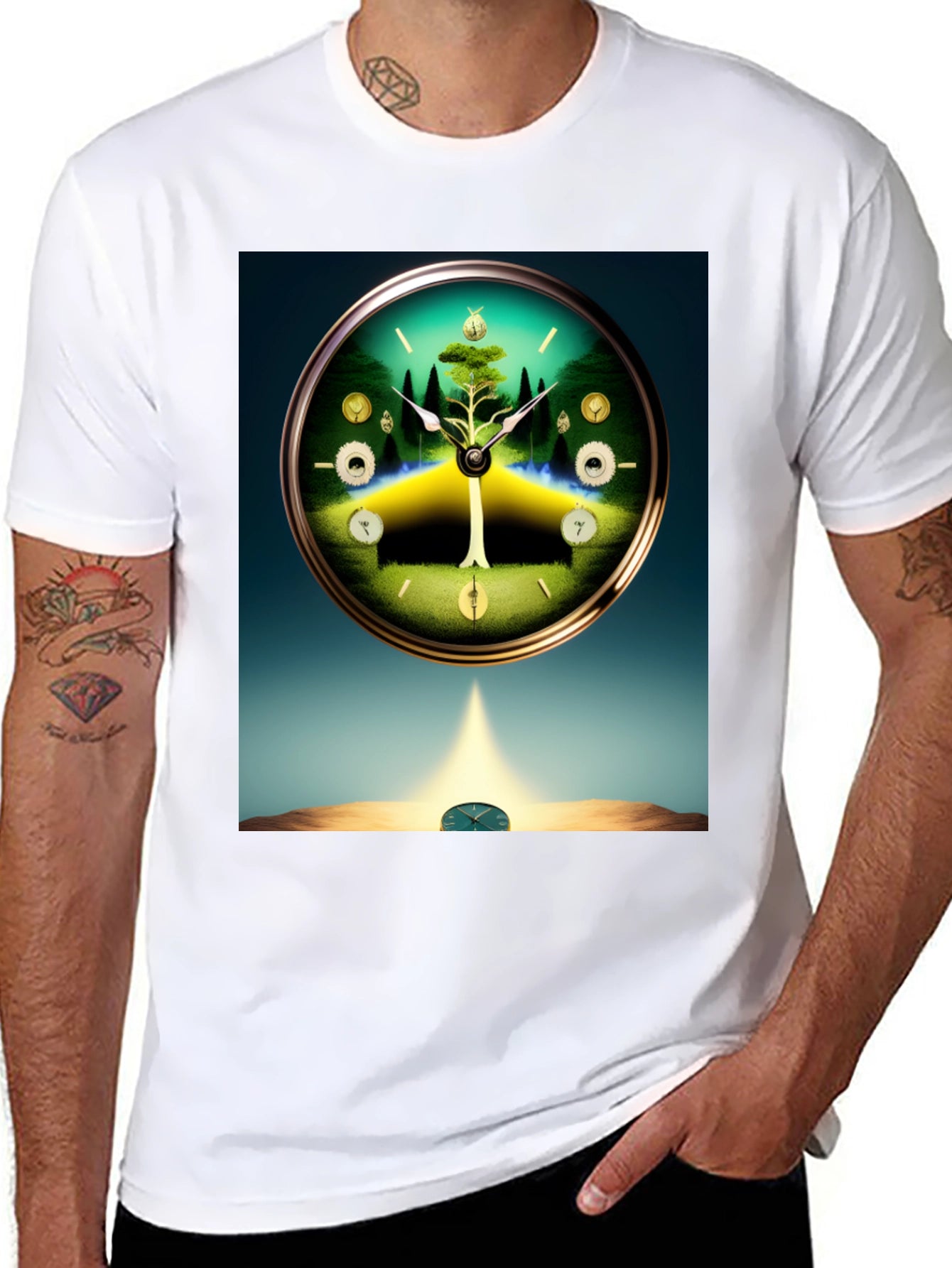 Time and Nature T-Shirt - Unique Design