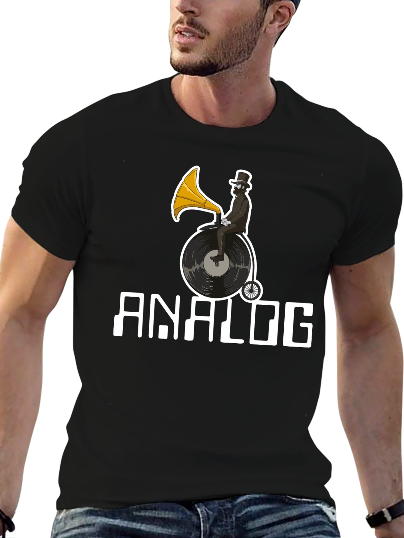 Analog Vinyl Record T-Shirt