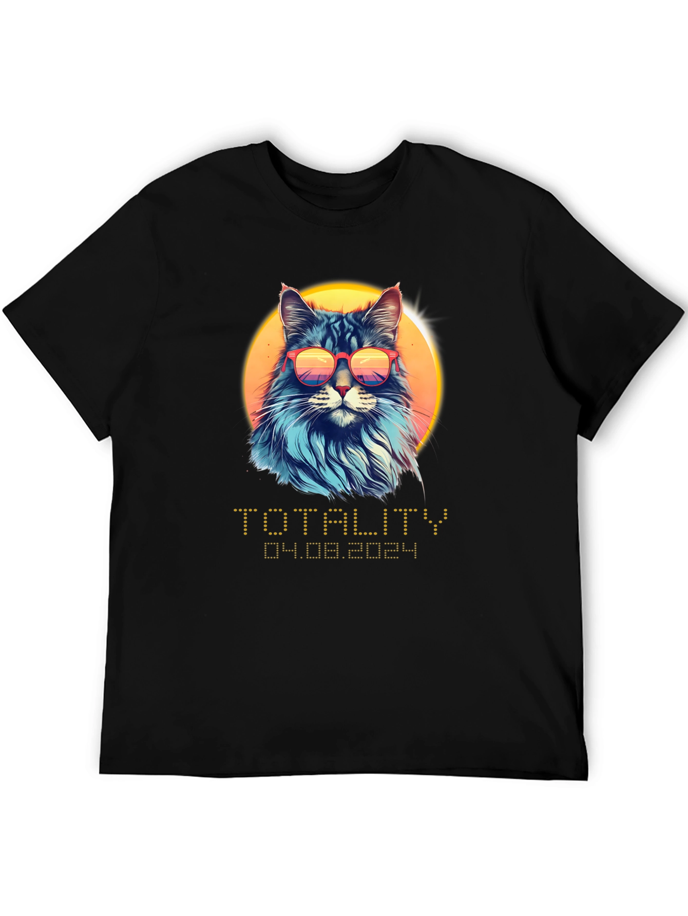 Totality Eclipse Cat T-Shirt - 04.08.2024