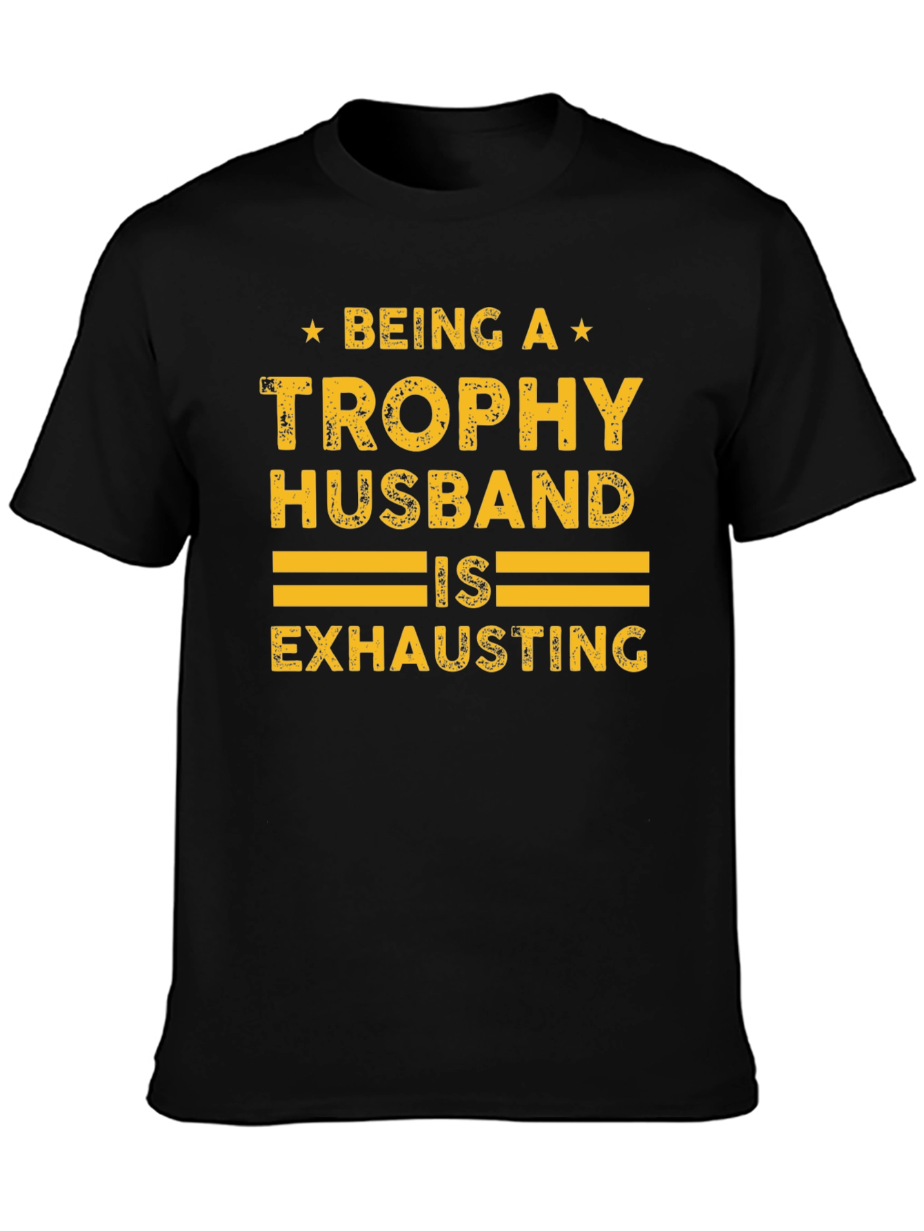 Trophy Husband Graphic Tee - Fun Novelty Shirt