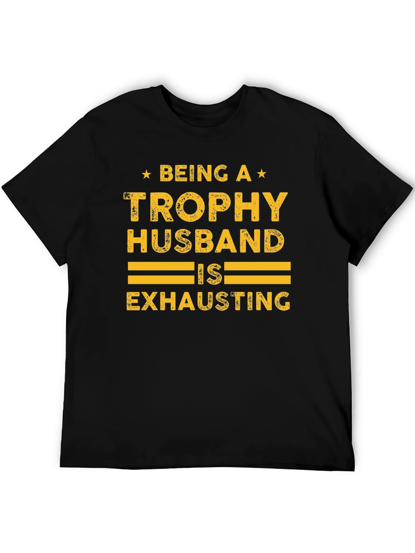 Trophy Husband Graphic Tee - Fun Novelty Shirt