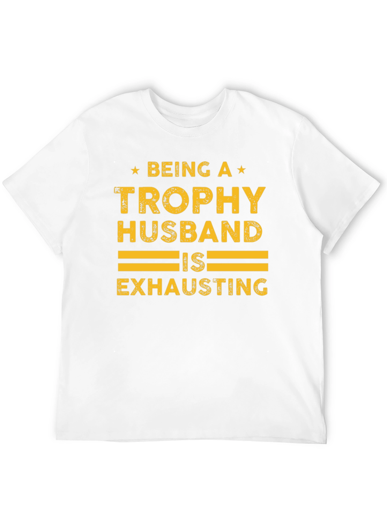 Trophy Husband Graphic Tee - Fun Novelty Shirt