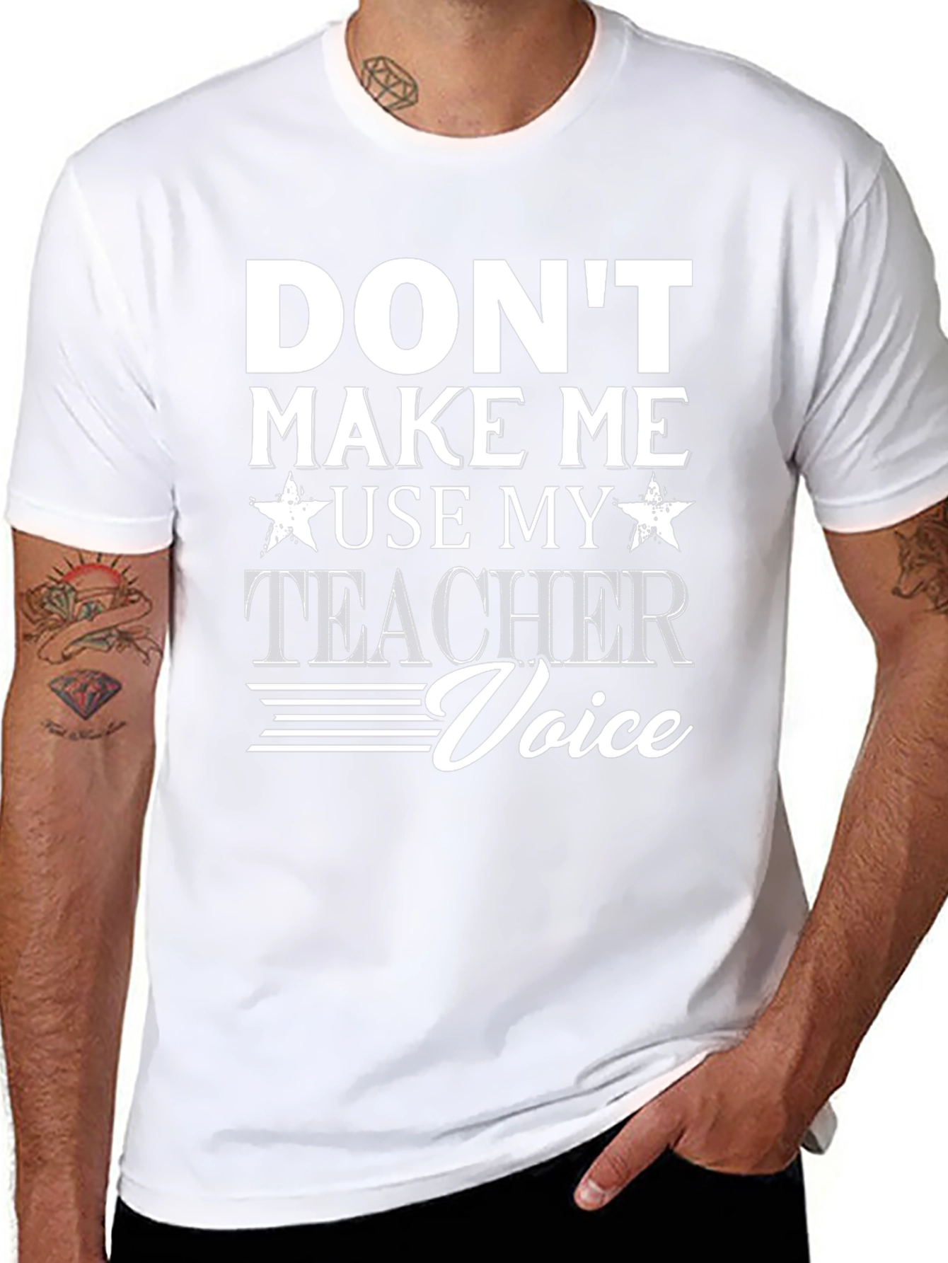Teacher Voice T-Shirt Funny Gift for Educators