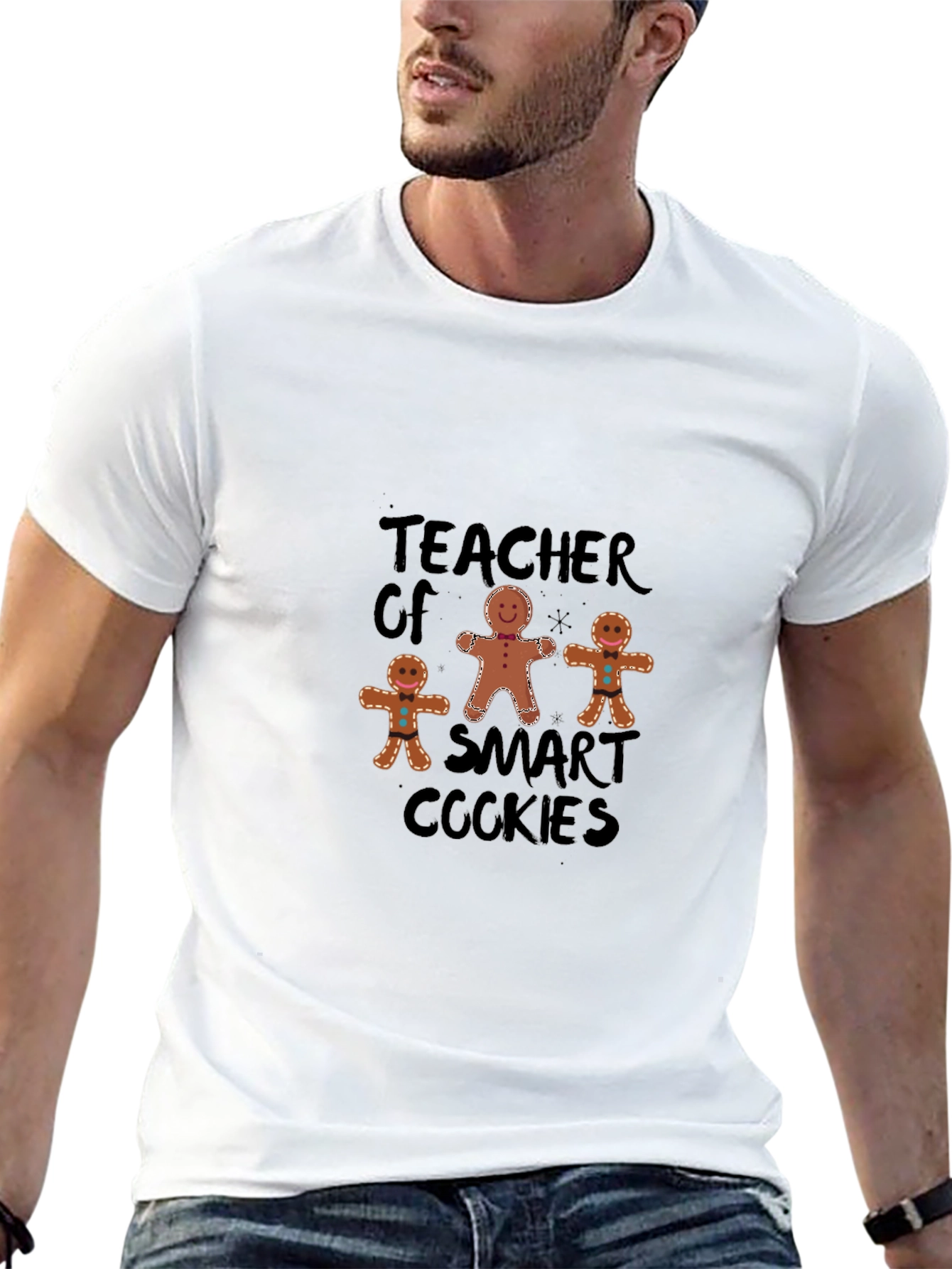 Teacher of Smart Cookies Black T-Shirt