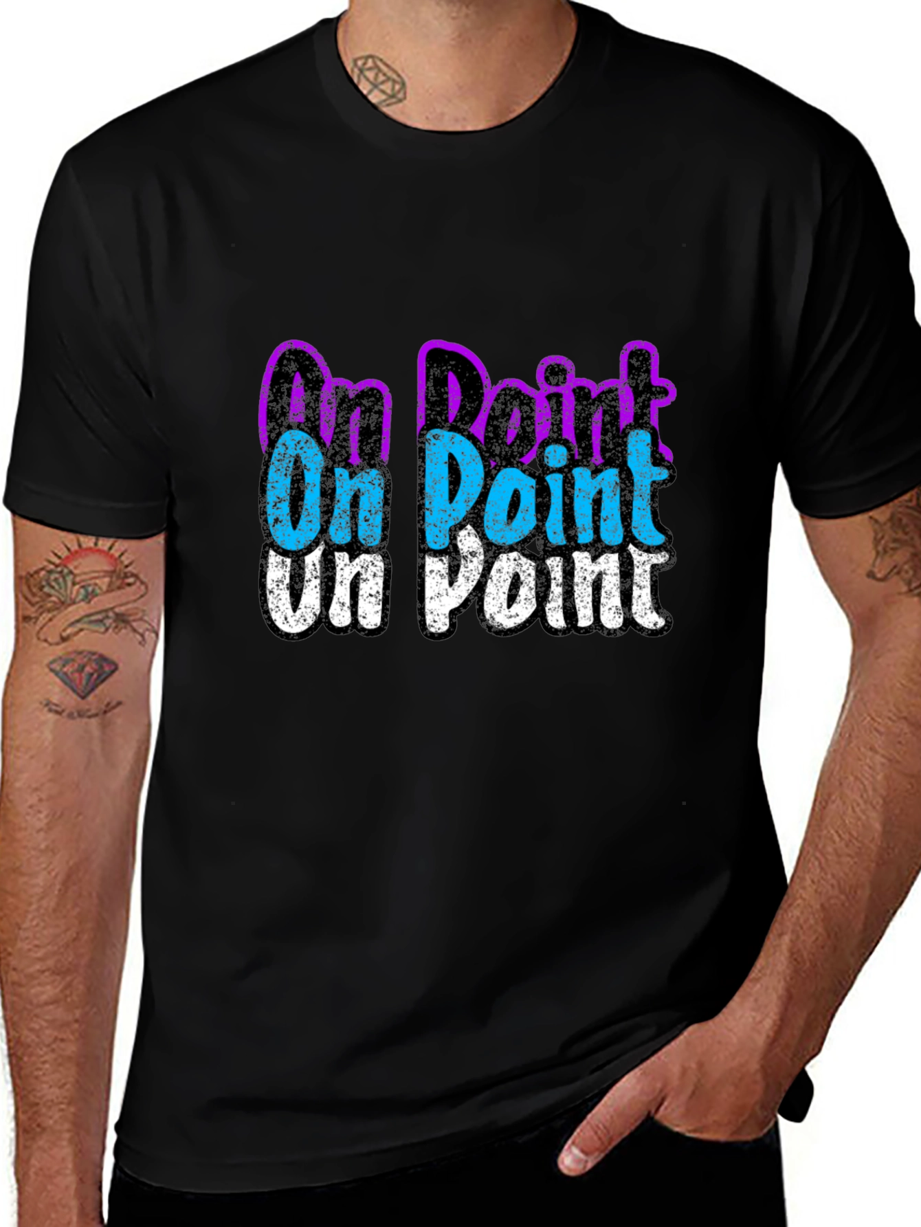 On Point Graphic T-Shirt - Trendy Casual Wear