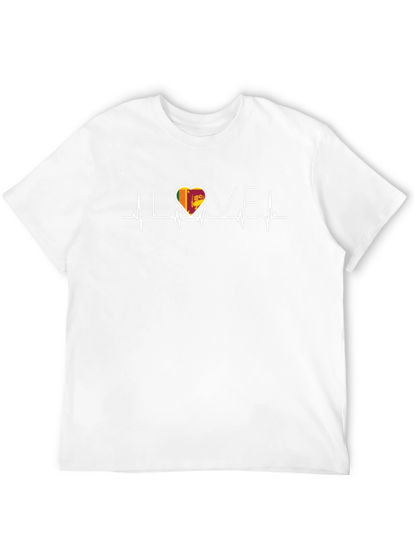 Sri Lanka Heartbeat Love Tee