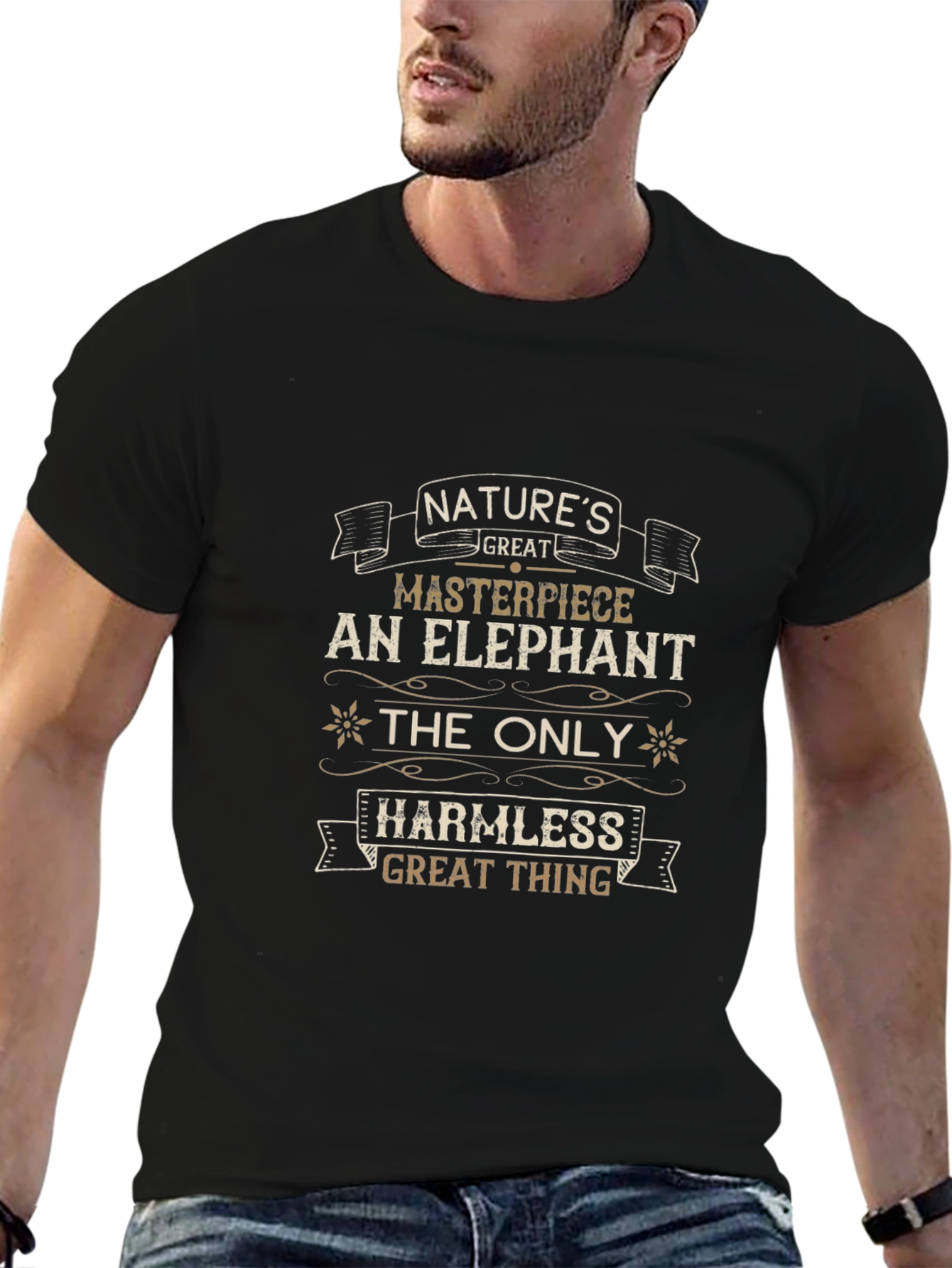 Natures Masterpiece Elephant Graphic Tee