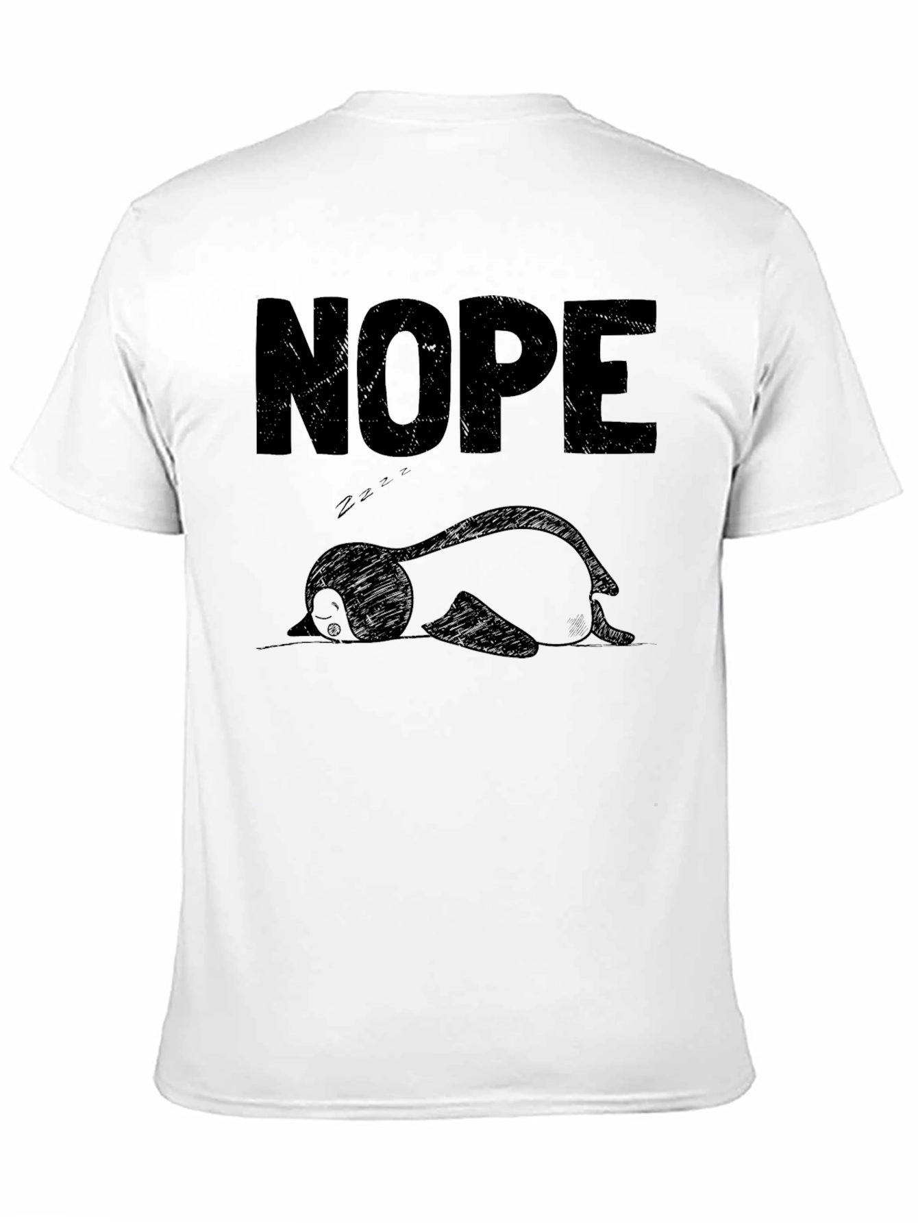 Nope Penguin T-Shirt - Funny Graphic Tee