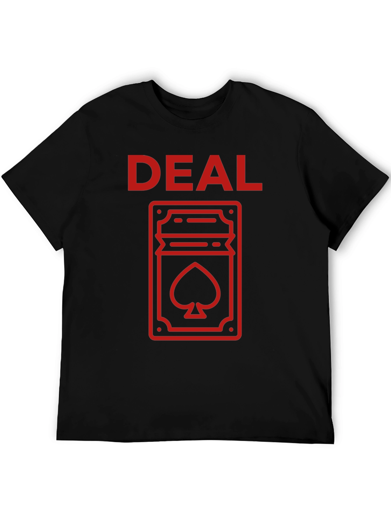 DEAL Spade Card Graphic Tee - Black