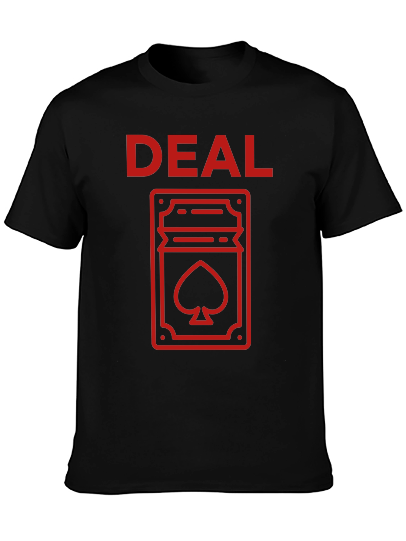 DEAL Spade Card Graphic Tee - Black