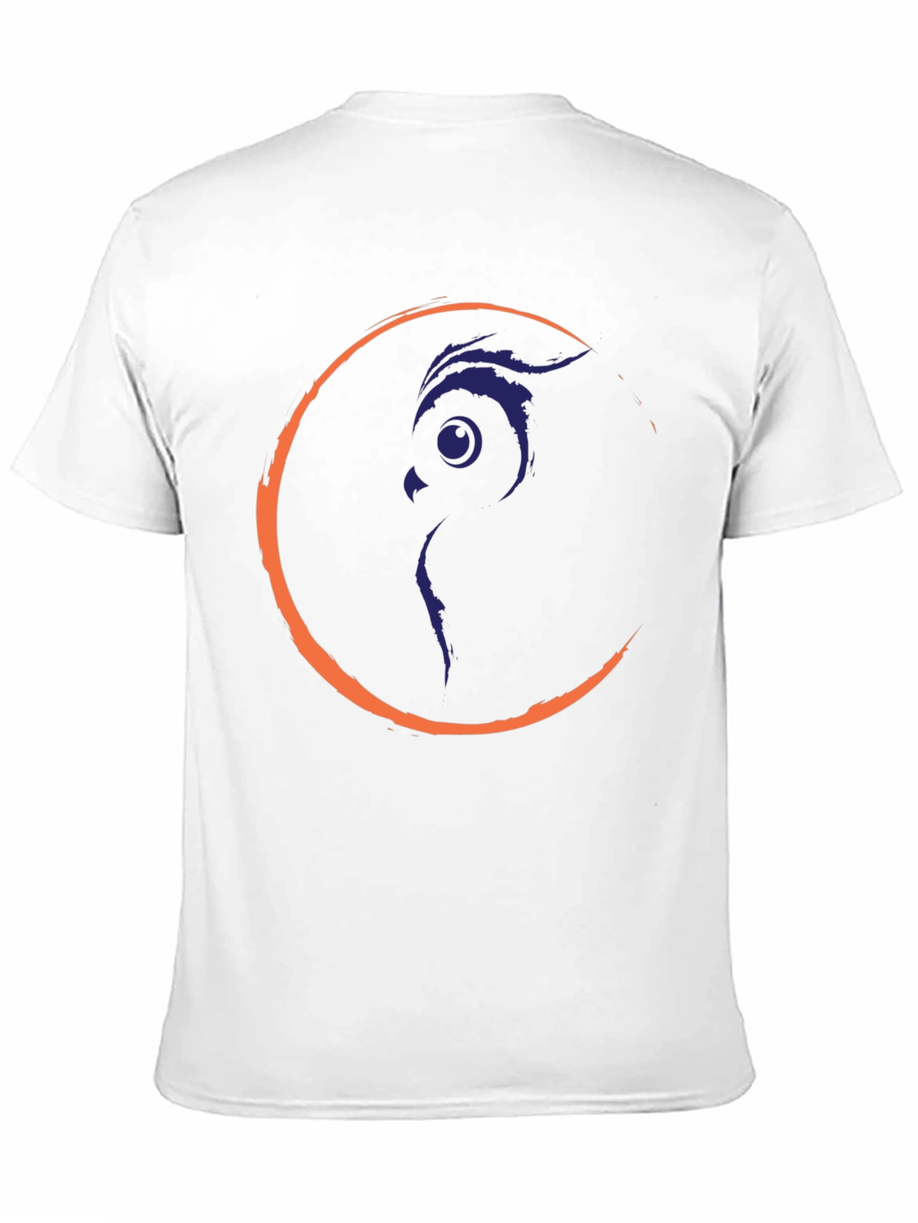 Owl Moon Graphic Tee - Black Crew Neck T-Shirt
