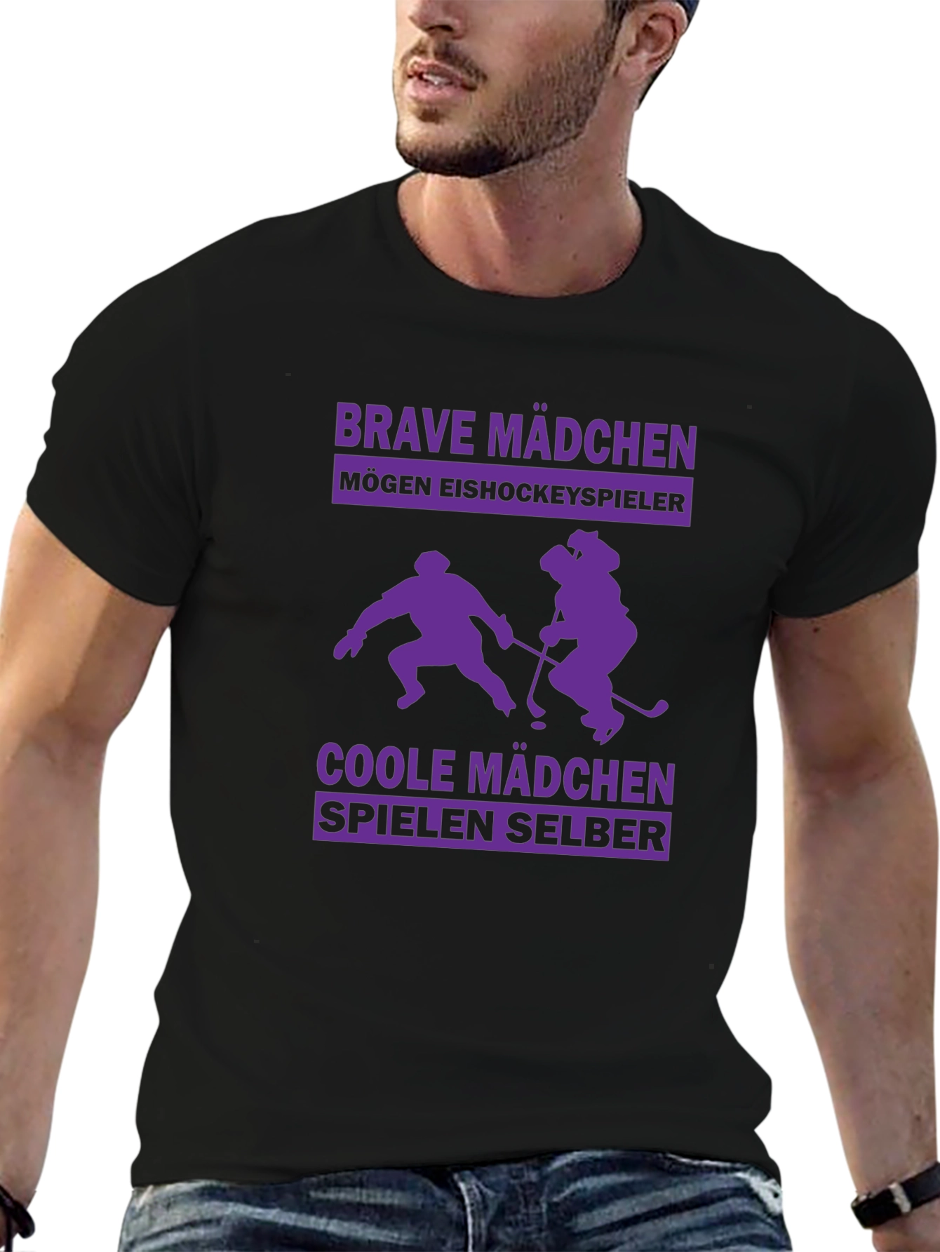 Brave Mädchen Hockey T-Shirt