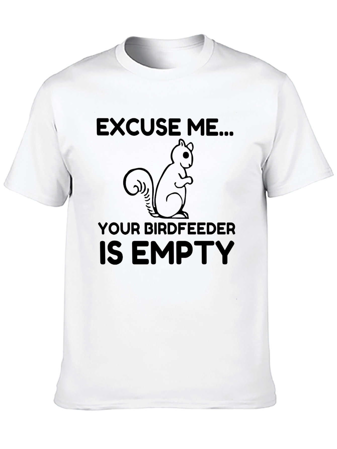 Squirrel Birdfeeder Humor T-Shirt
