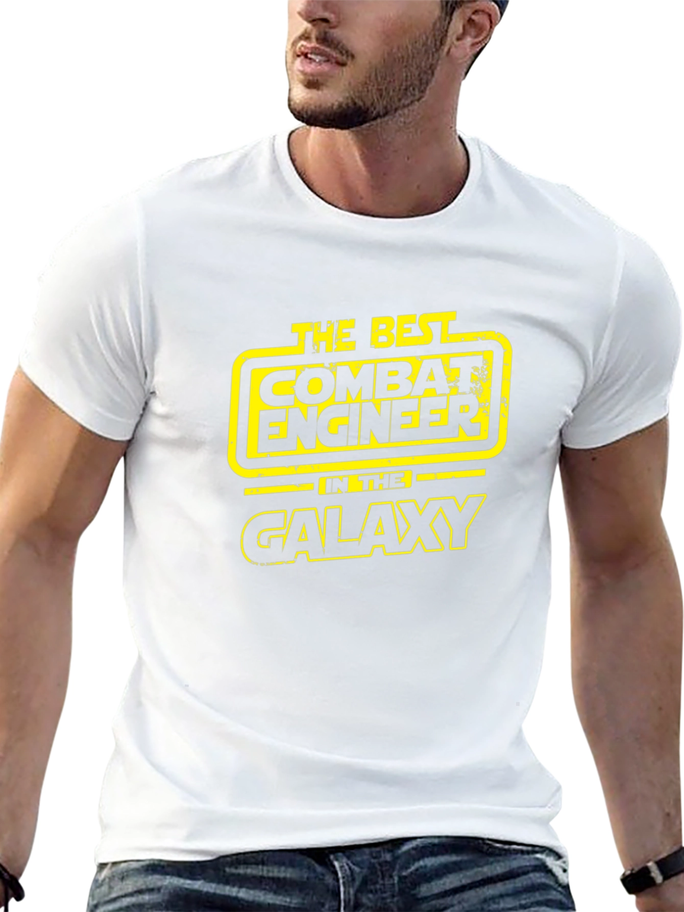 Combat Engineer Galaxy T-Shirt - Black