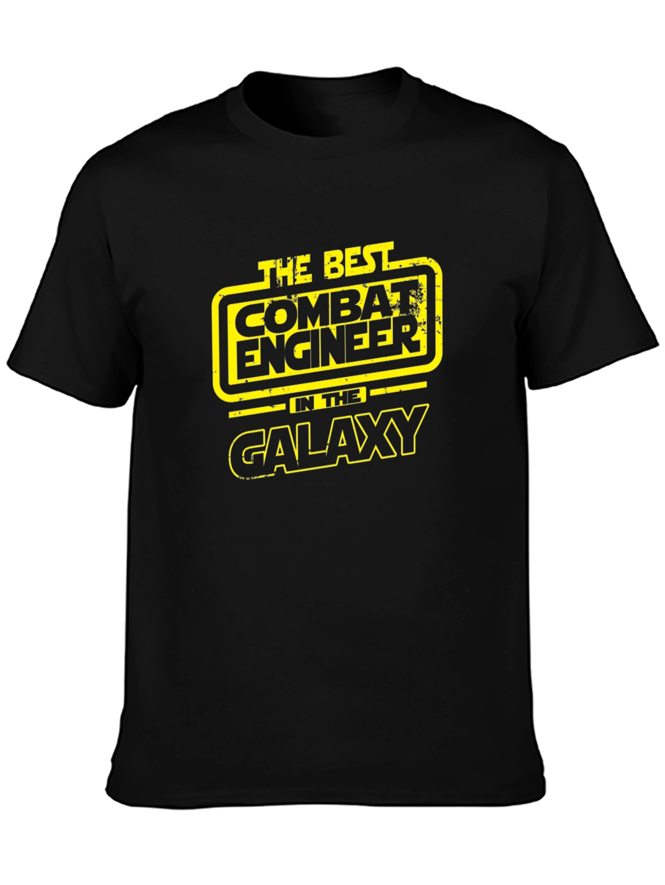 Combat Engineer Galaxy T-Shirt - Black