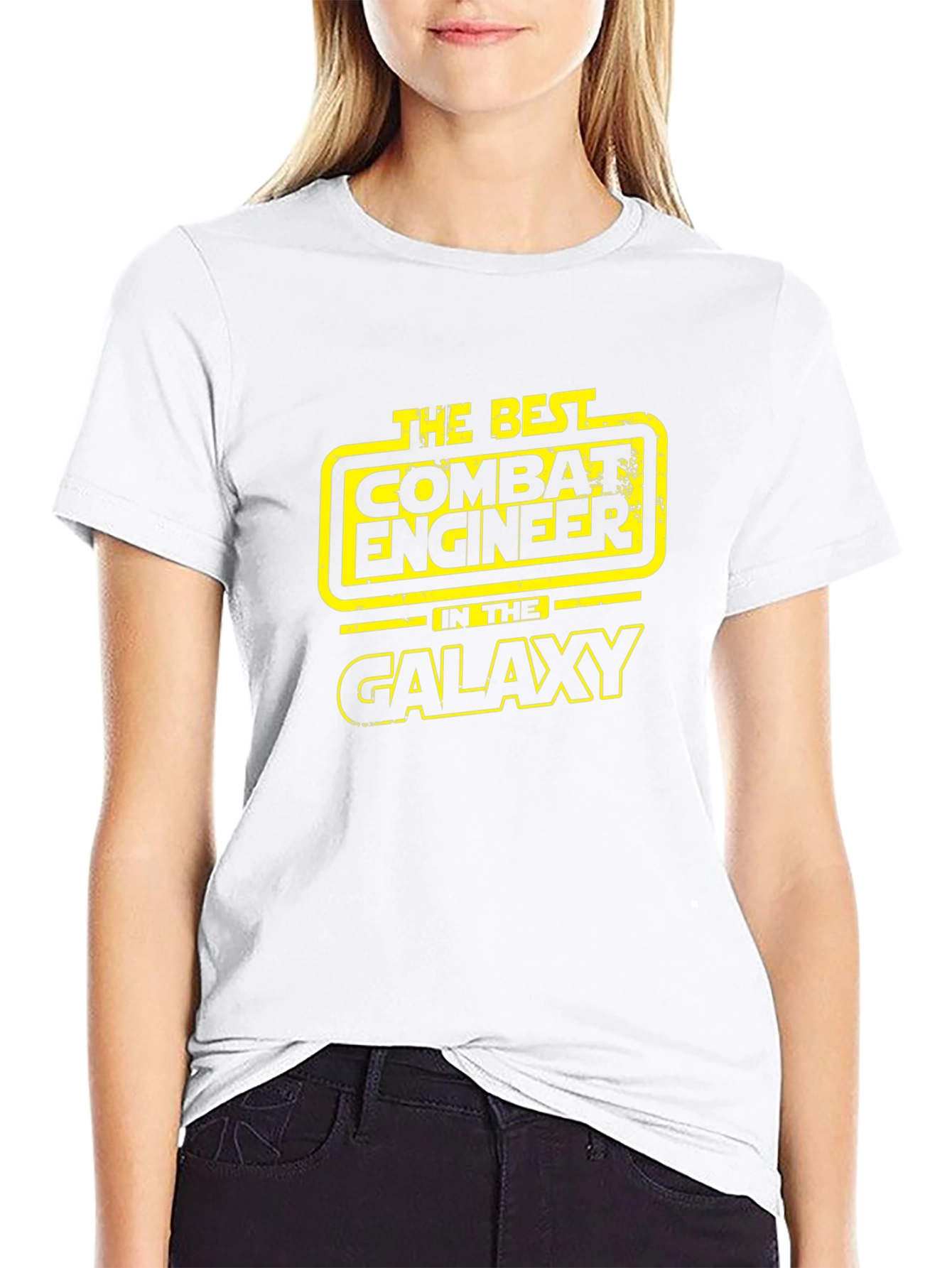 Combat Engineer Galaxy T-Shirt - Black