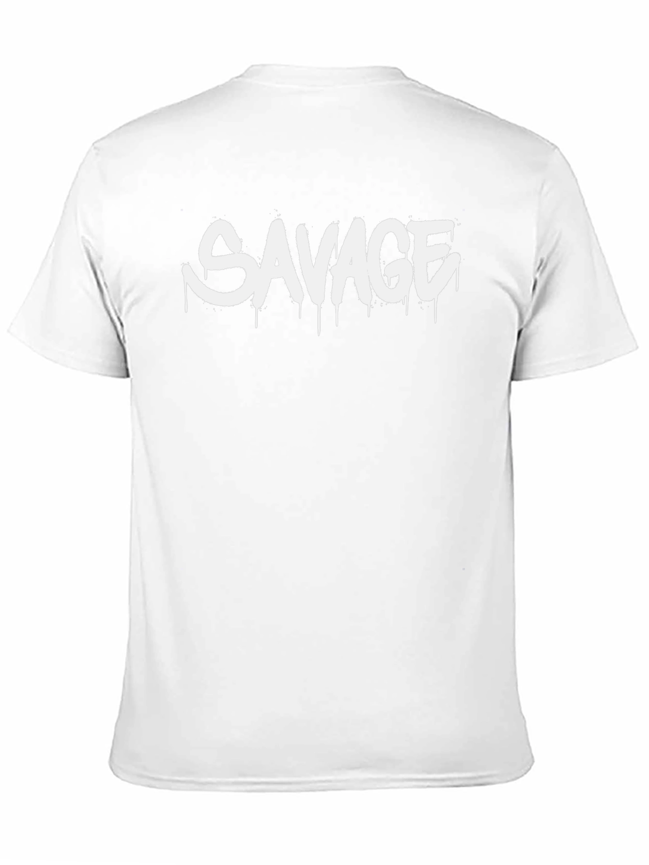 Savage Graphic Print Black T-Shirt