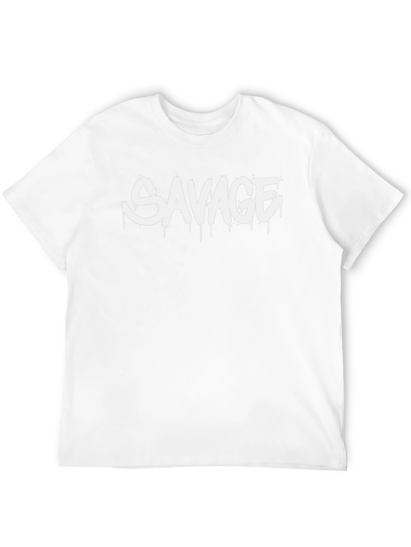 Savage Graphic Print Black T-Shirt