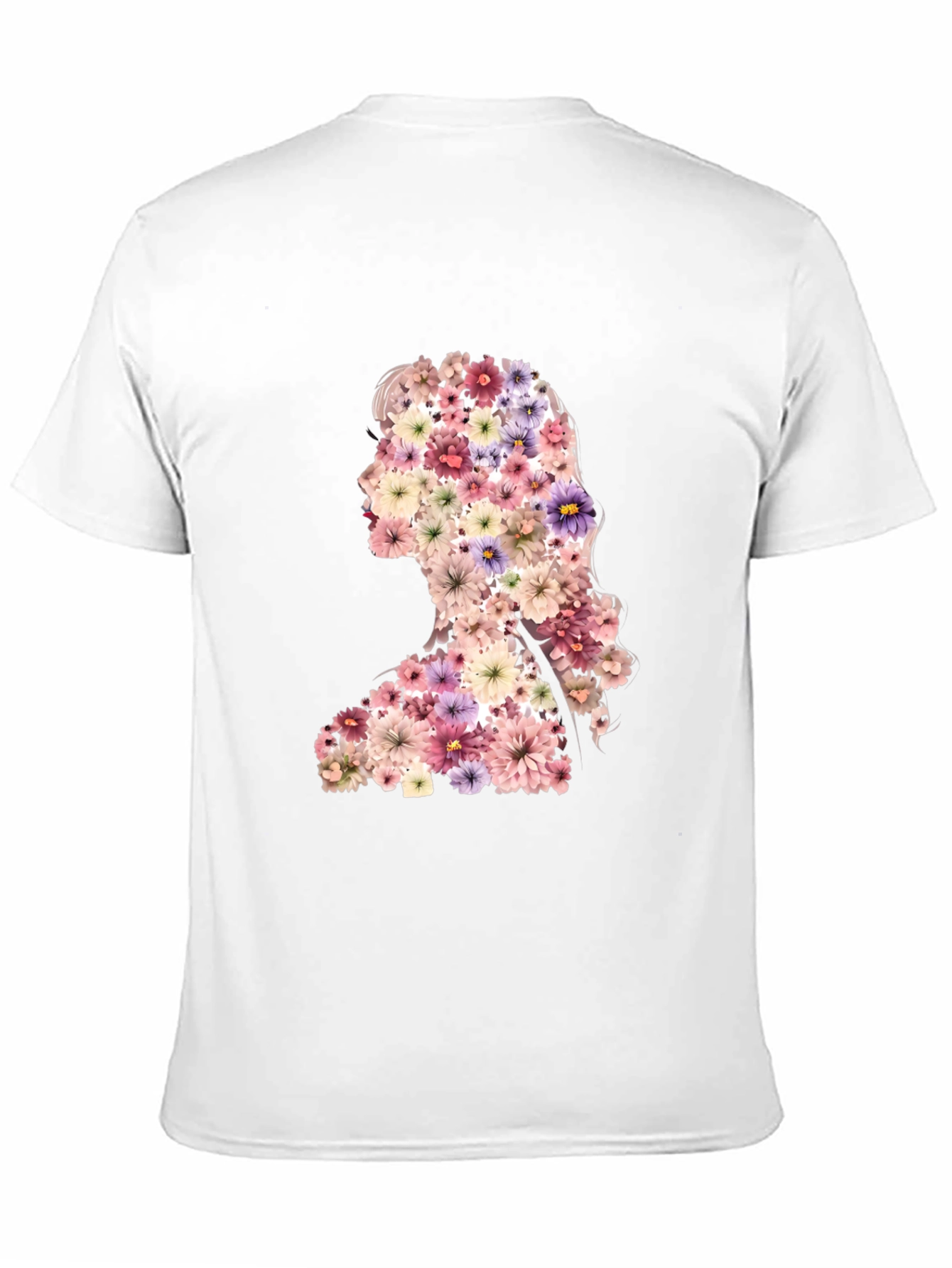Floral Silhouette Graphic T-Shirt