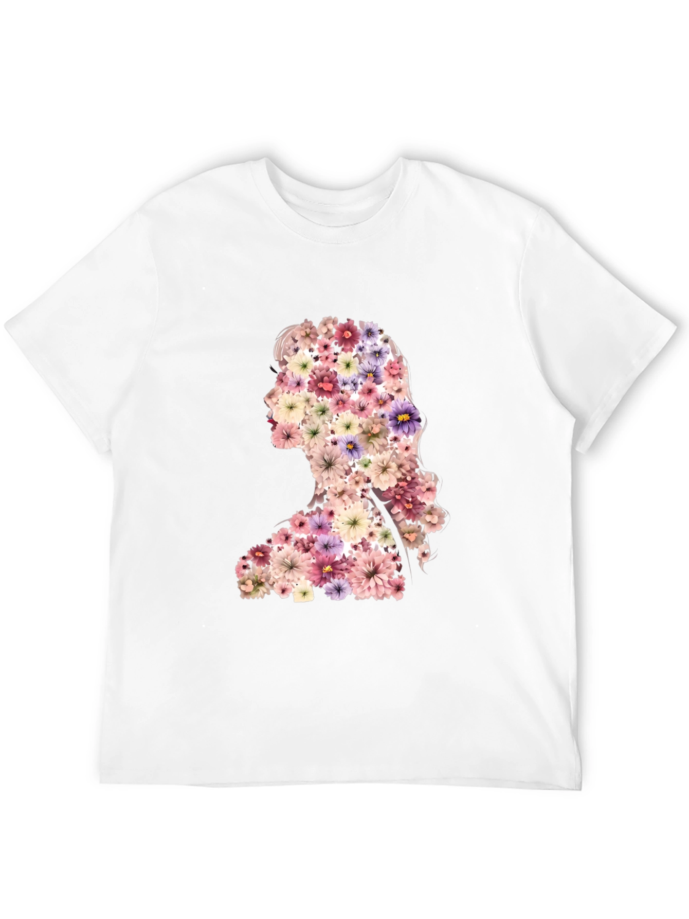 Floral Silhouette Graphic T-Shirt