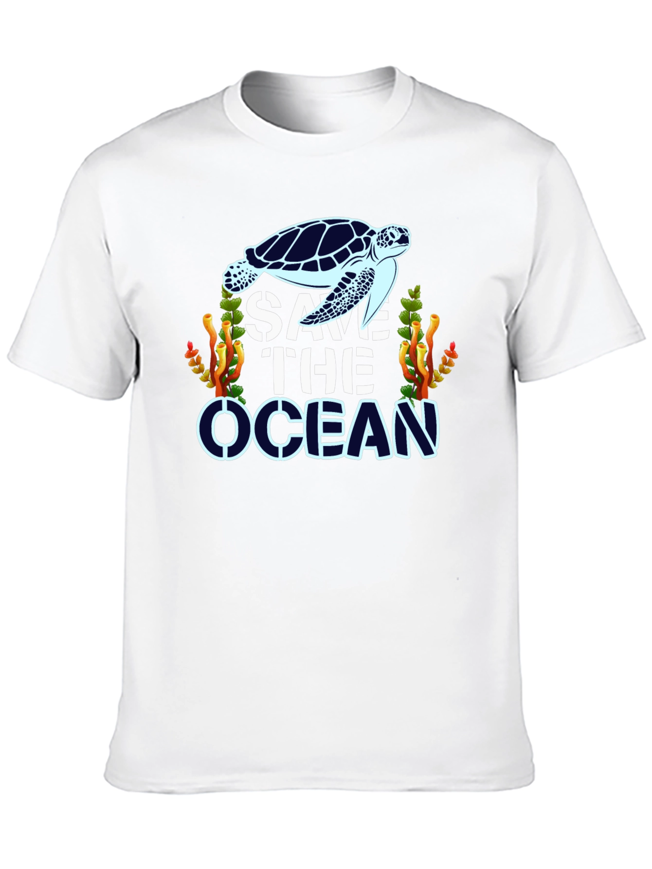Save The Ocean Turtle Graphic T-Shirt