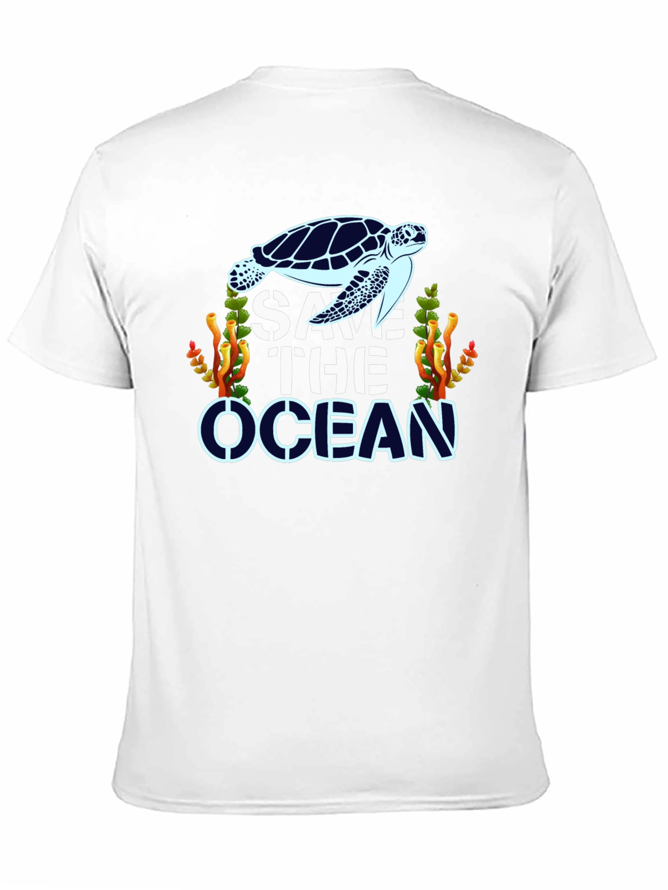 Save The Ocean Turtle Graphic T-Shirt