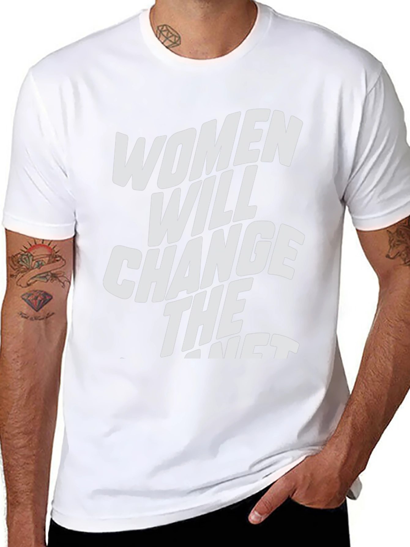 Women Will Change the Planet Black T-Shirt