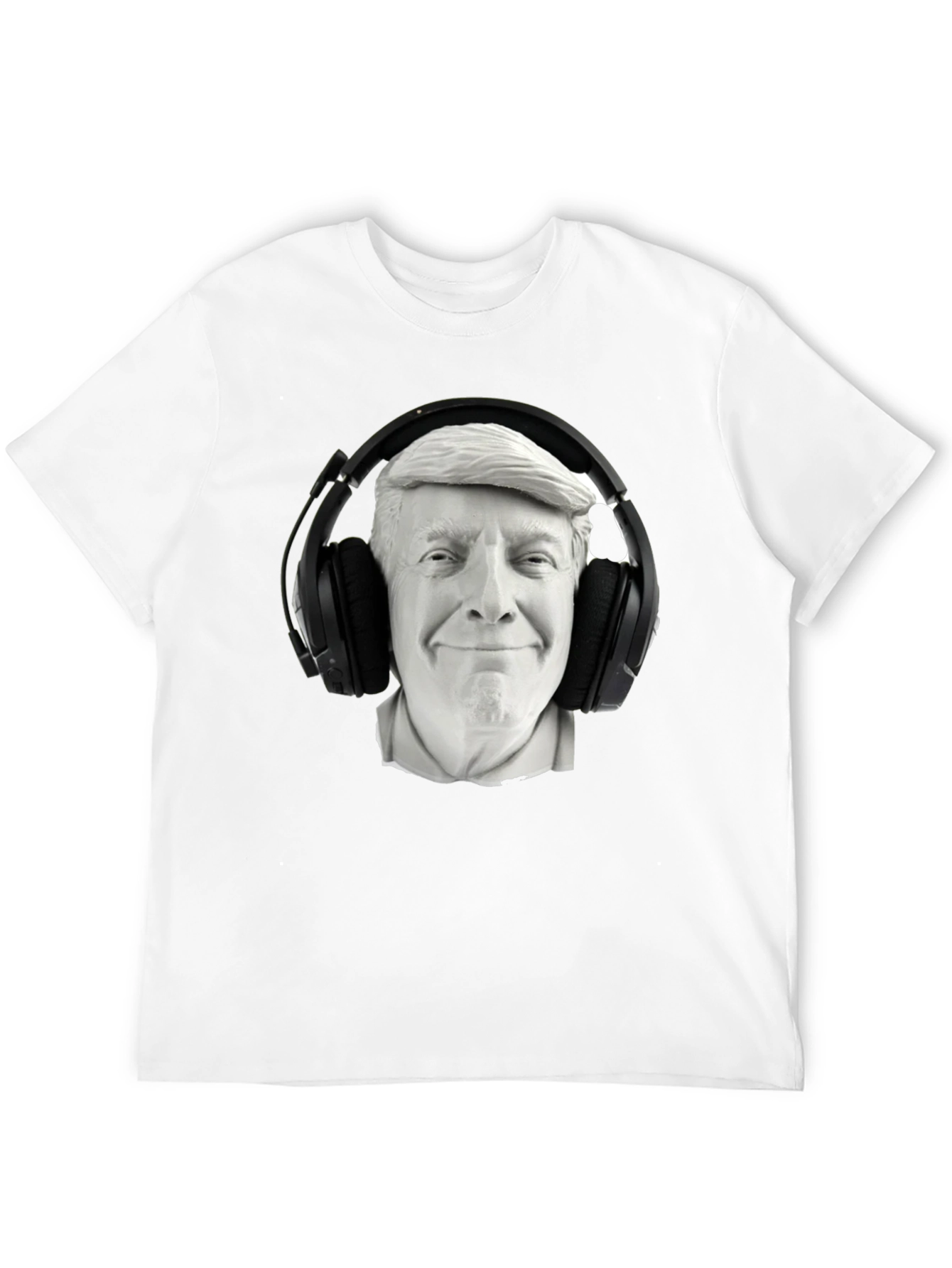Trump DJ Graphic Tee - Black Cotton Blend