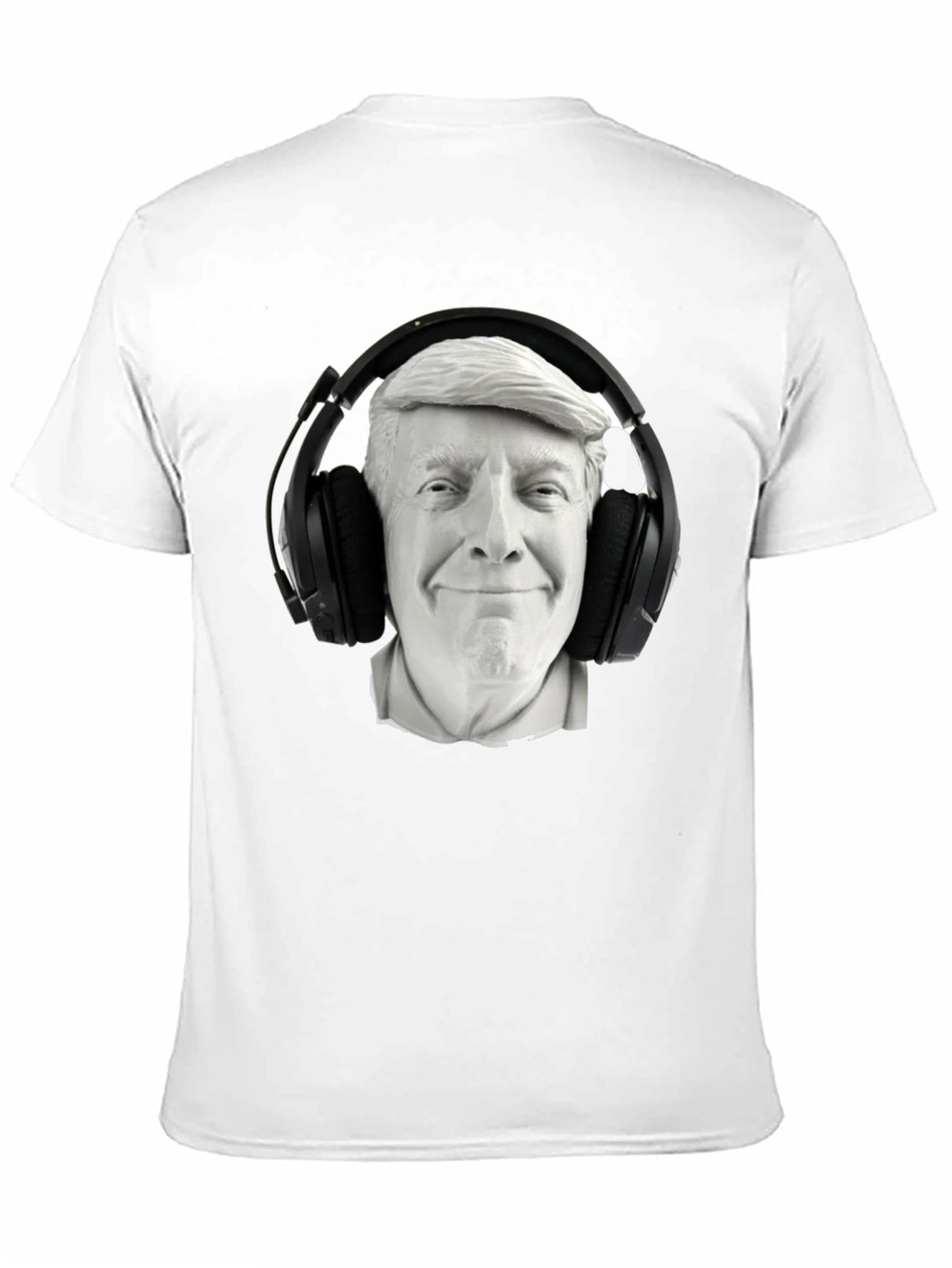 Trump DJ Graphic Tee - Black Cotton Blend