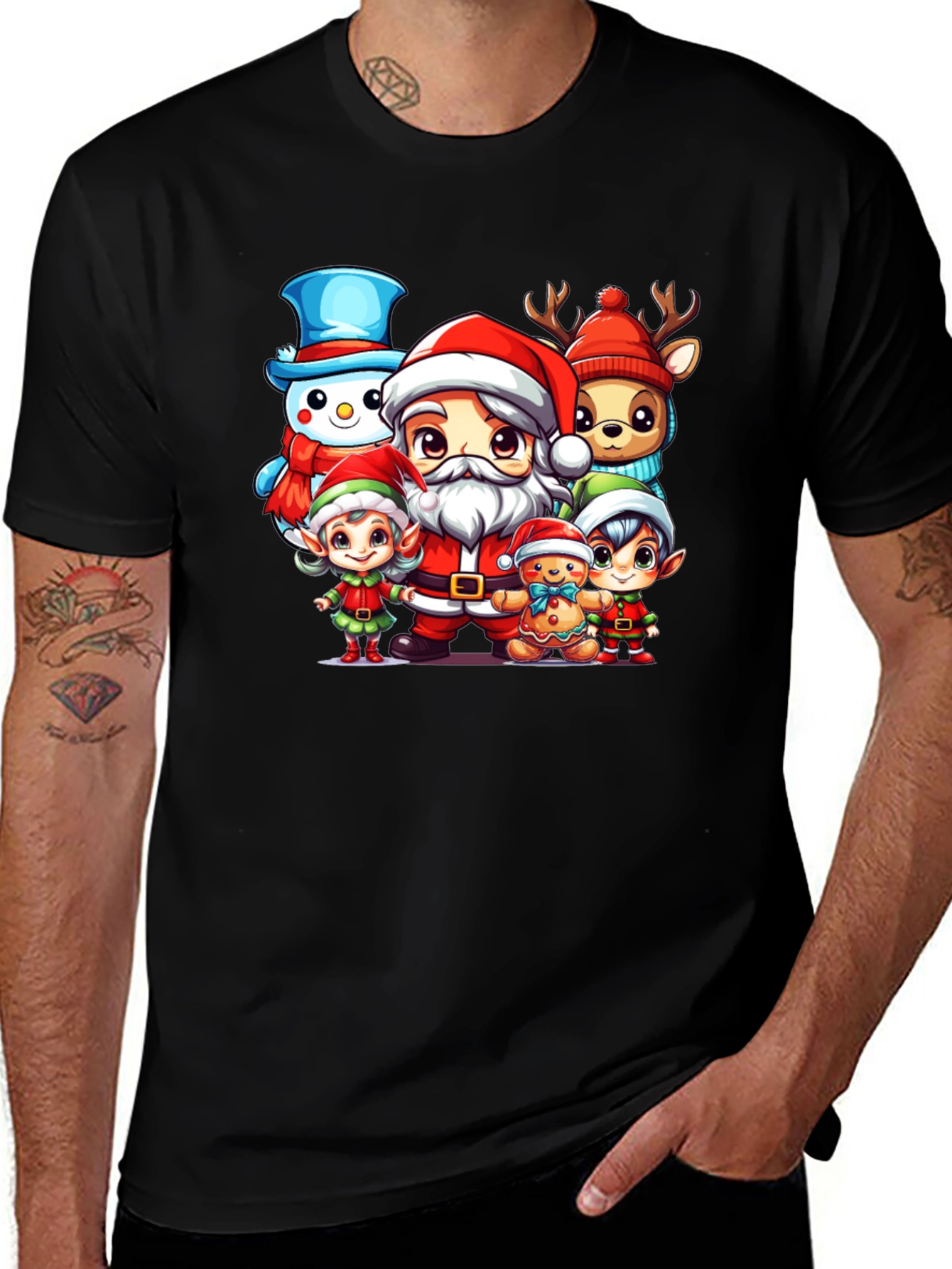 Festive Christmas Character T-Shirt