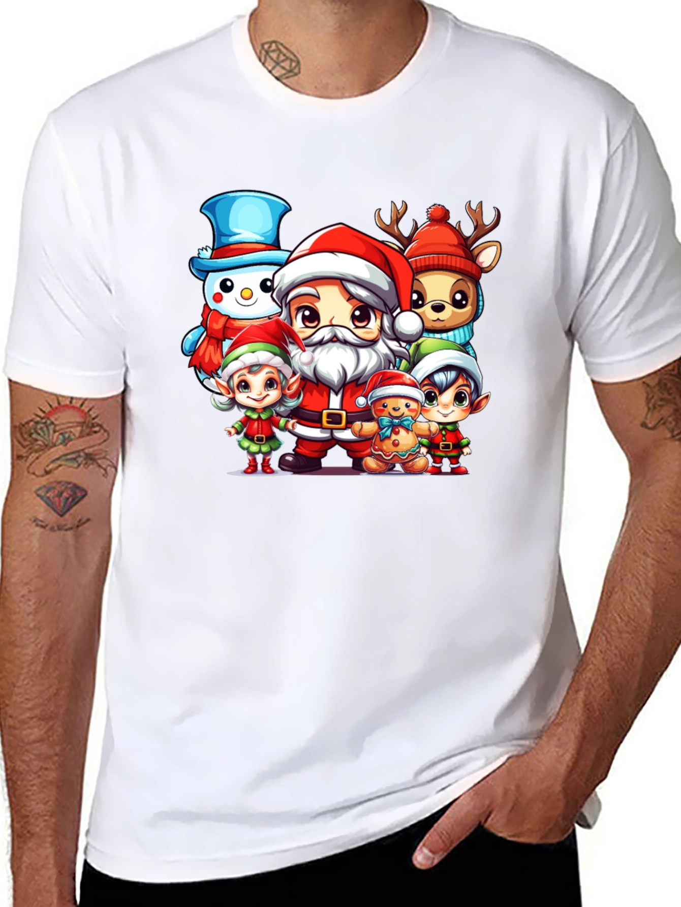 Festive Christmas Character T-Shirt