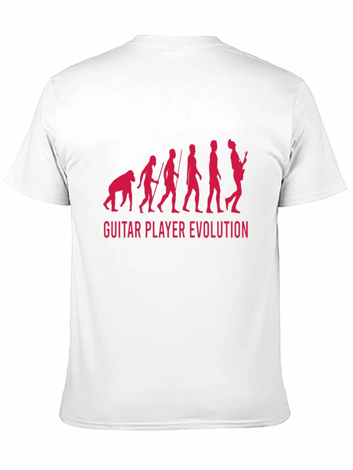 Guitar Player Evolution Graphic T-Shirt