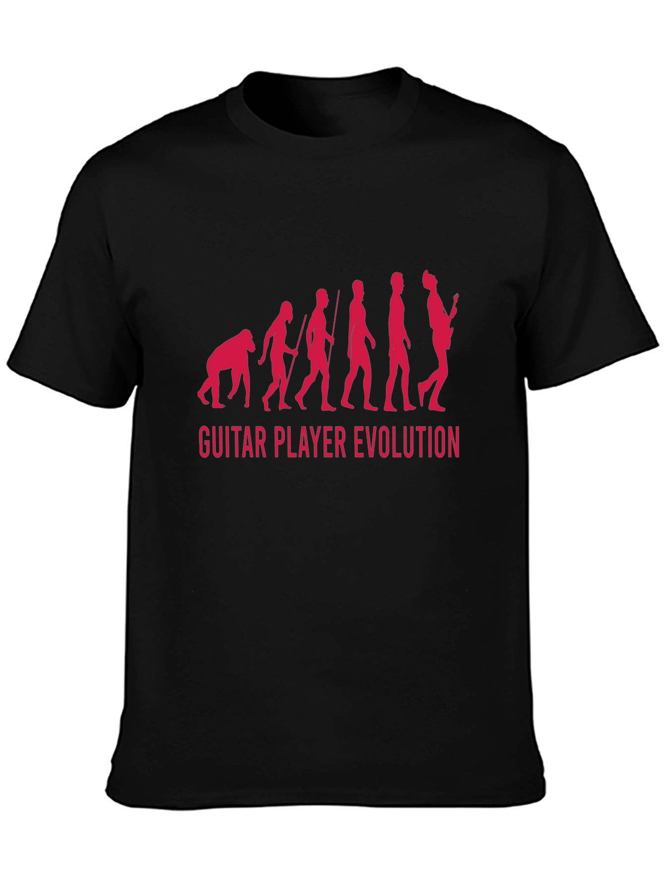Guitar Player Evolution Graphic T-Shirt