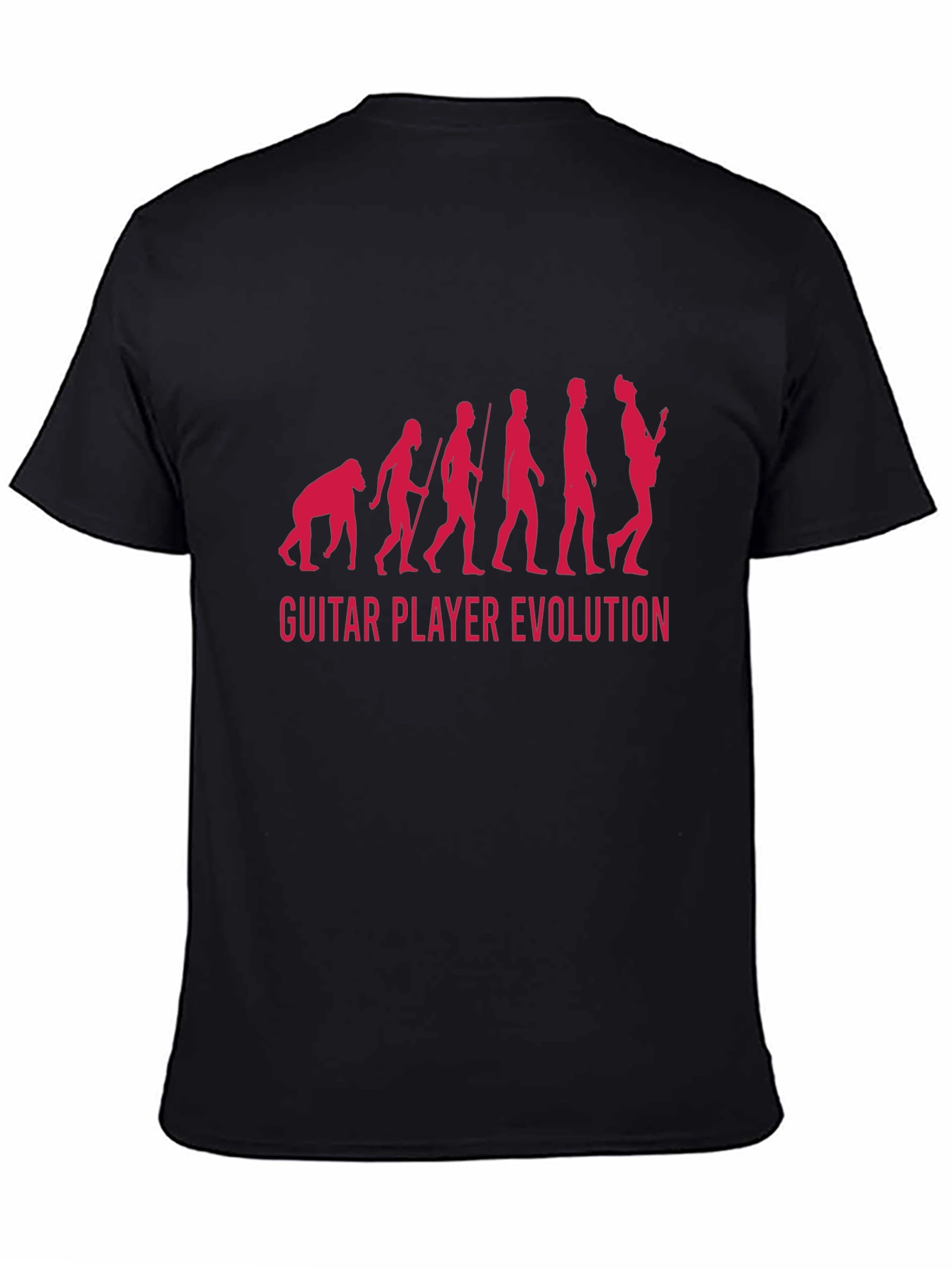 Guitar Player Evolution Graphic T-Shirt