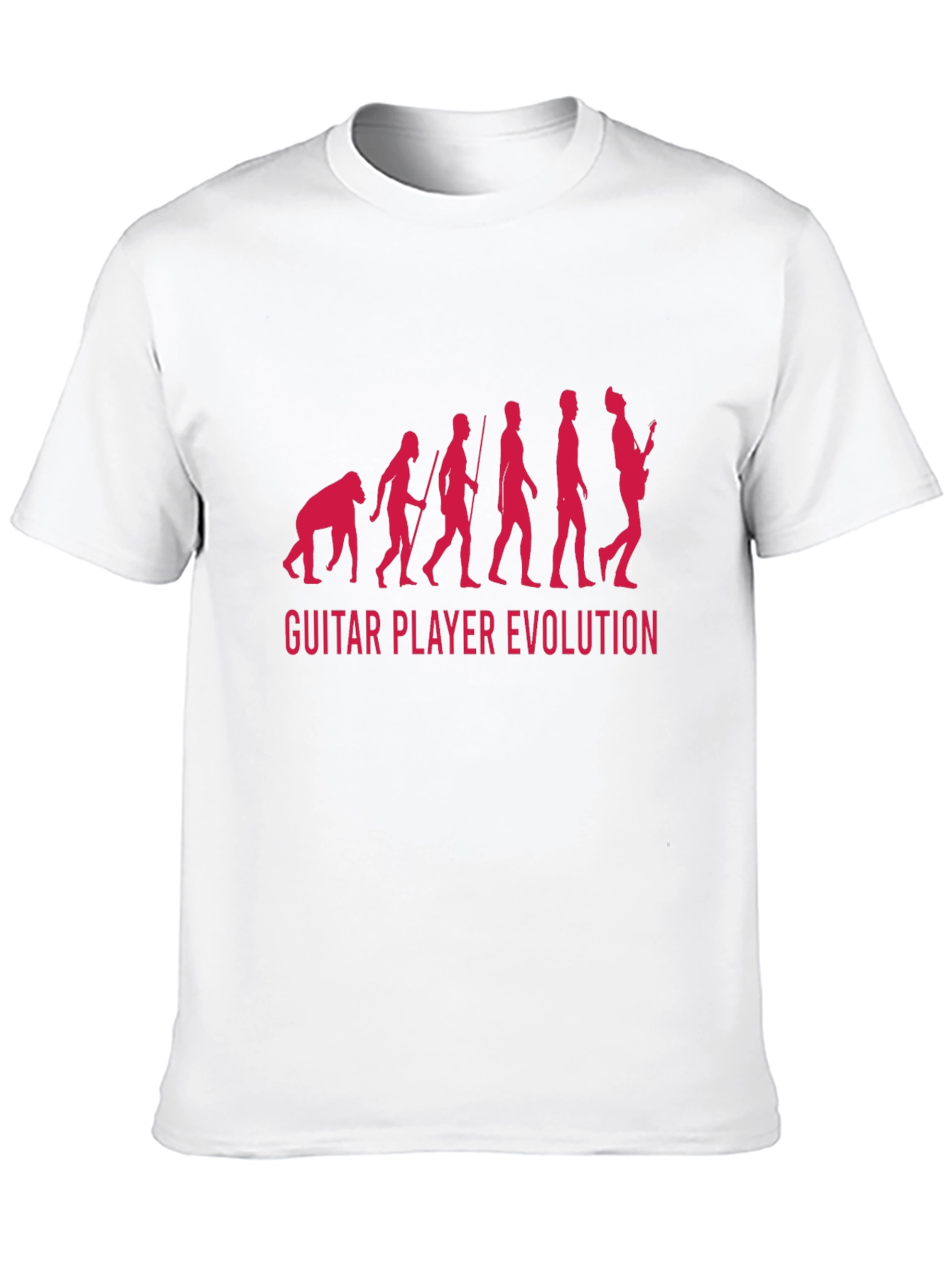 Guitar Player Evolution Graphic T-Shirt