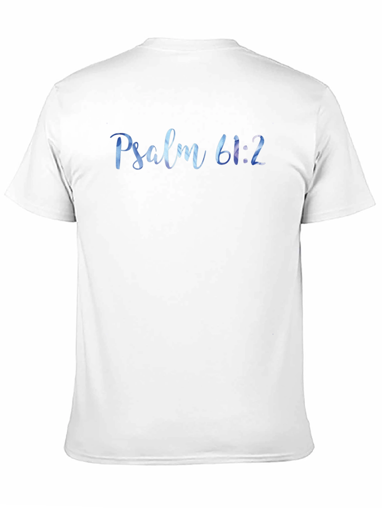 Psalm 61:2 Graphic Tee - Black Christian T-Shirt