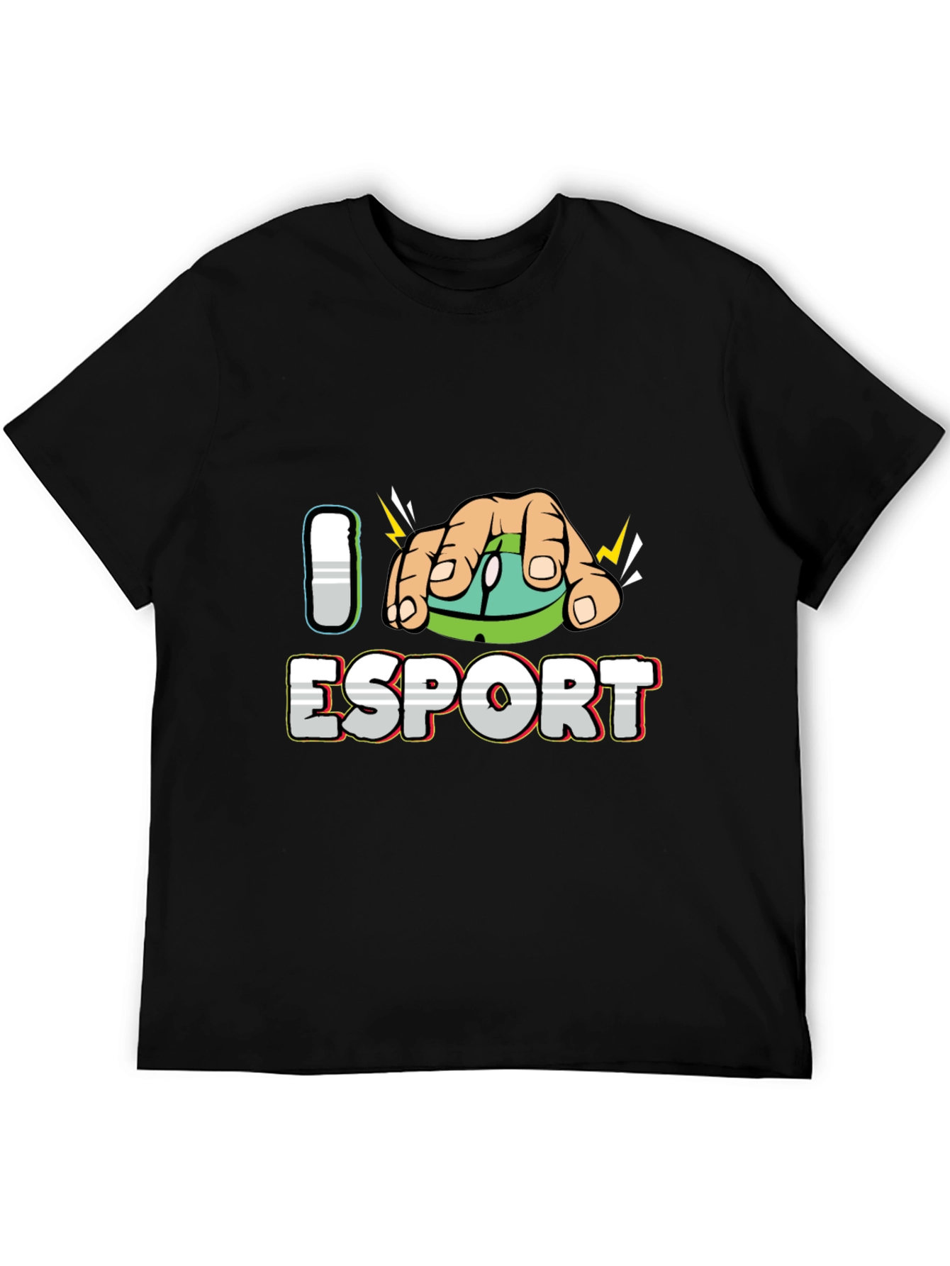 I Love eSport Black T-Shirt